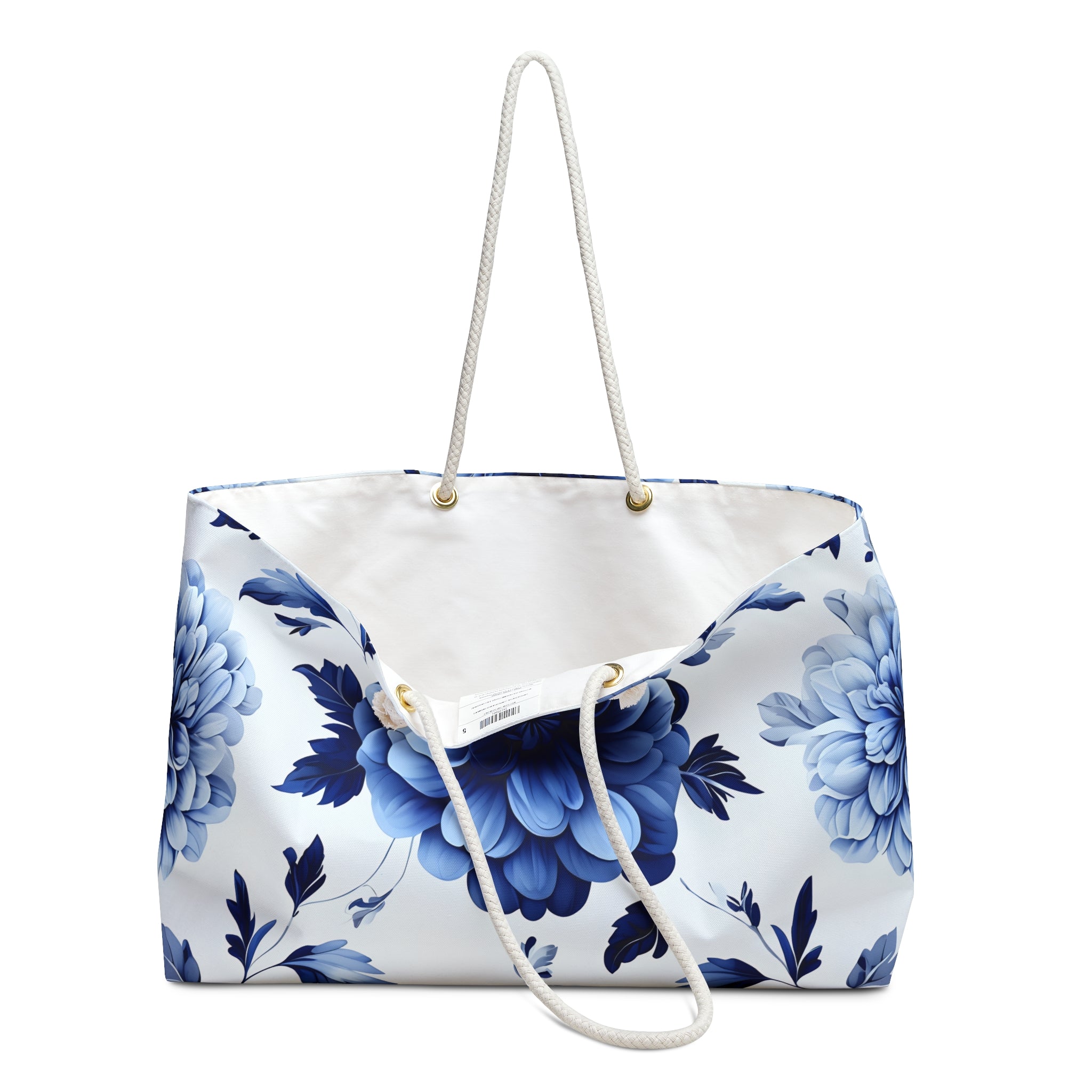 Floral Print Weekender Bag, Stylish Travel Tote, Beach Bag, Overnight Bag, Floral Travel Accessory