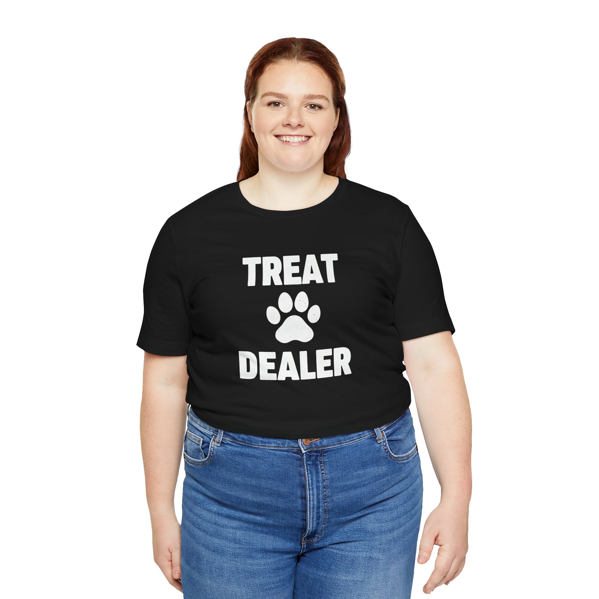 Treat Dealer T-Shirt — Funny Paw Print Tee for Dog Lovers