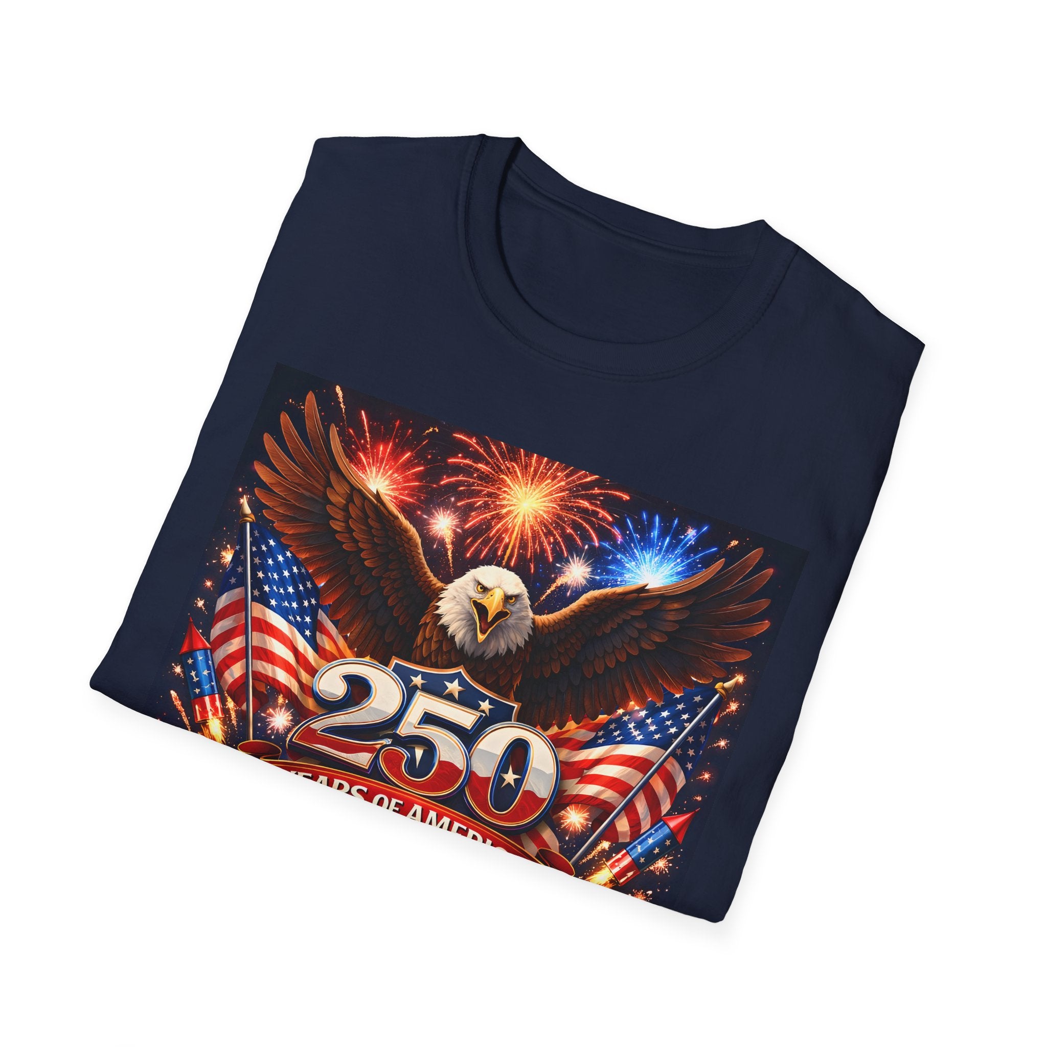 250 Years of America T-Shirt — Patriotic Eagle 1776–2026 Independence Day Tee
