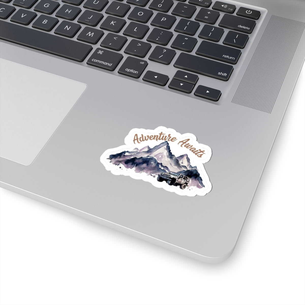 Adventure Awaits Kiss-Cut Stickers - Perfect for Outdoor Lovers and Travelers