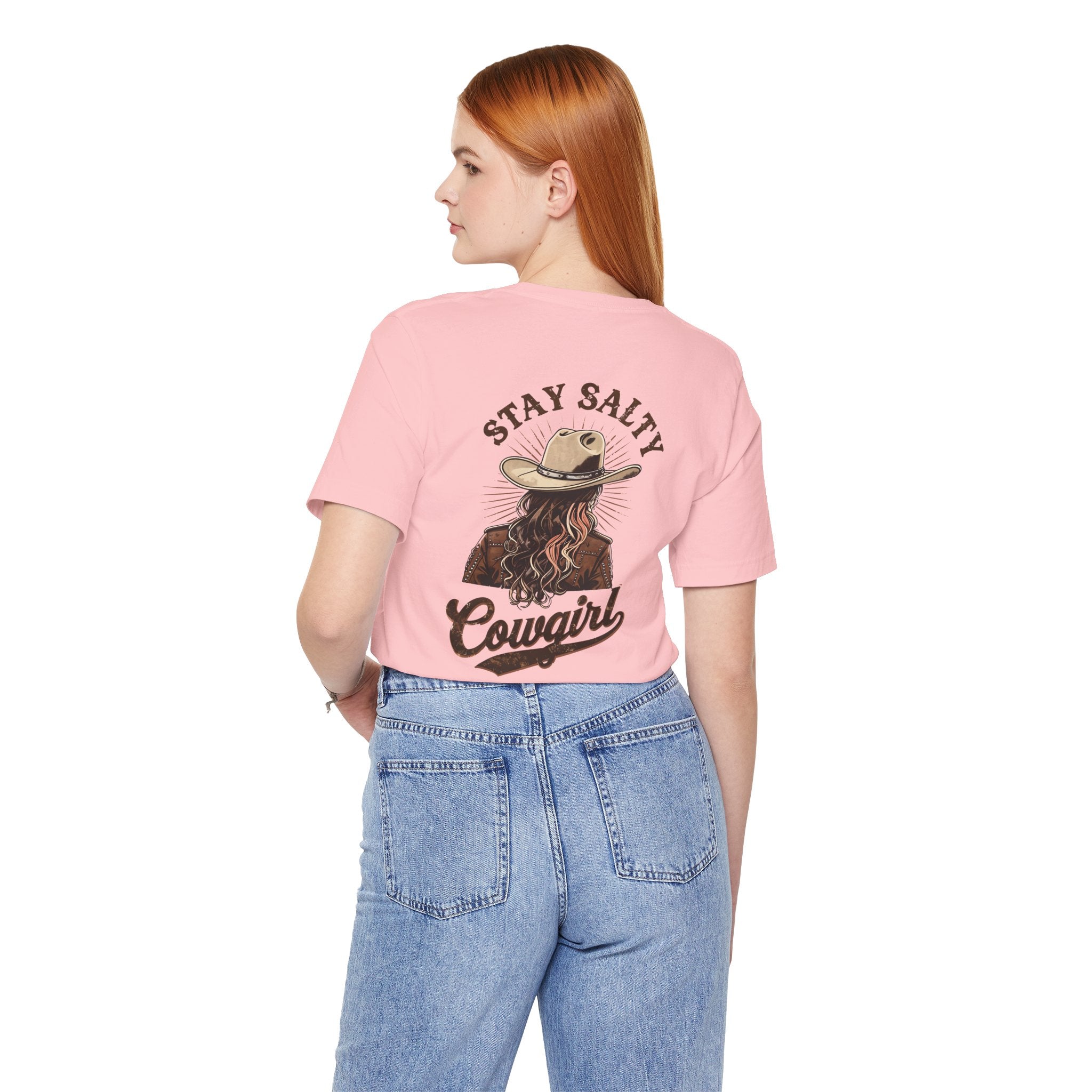 Stay Salty Cowgirl T-Shirt — Western Cowgirl Graphic Tee
