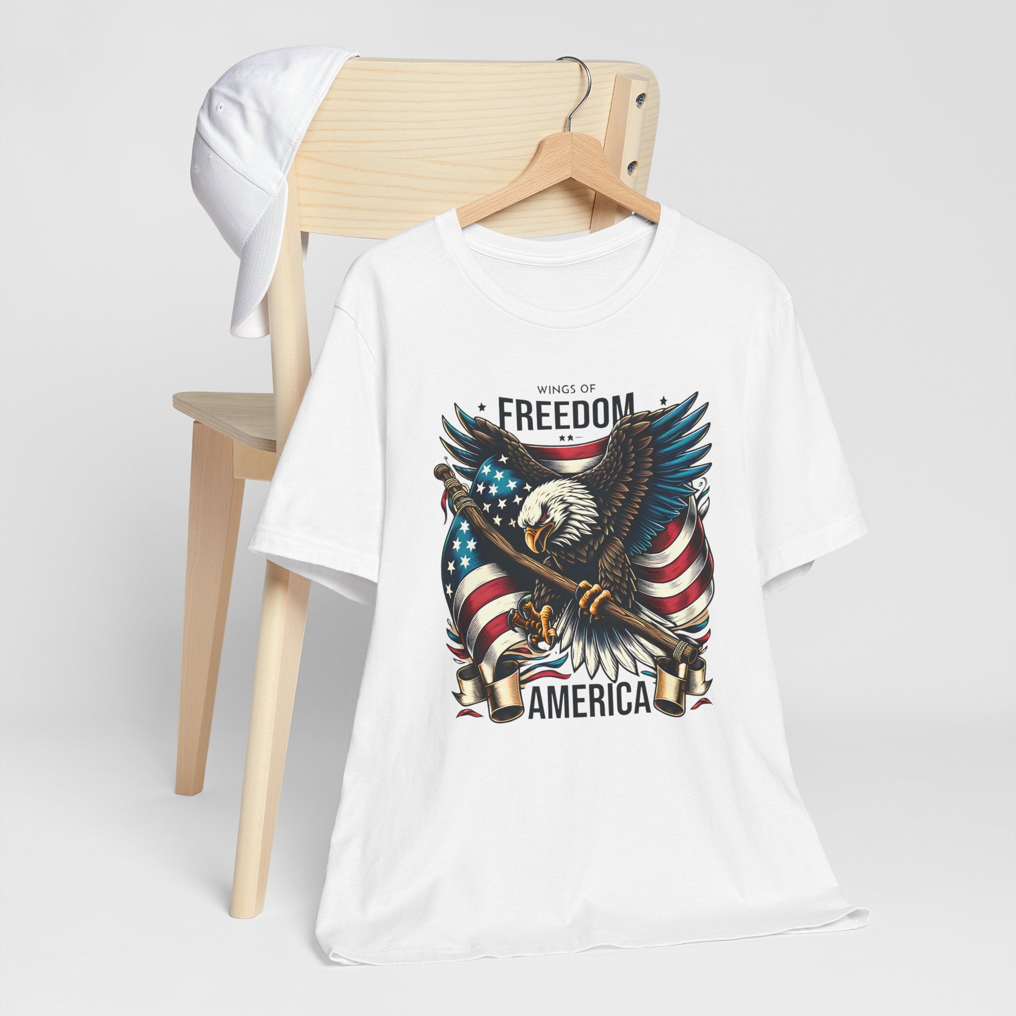 Patriotic Eagle T-Shirt – Freedom America Graphic Tee