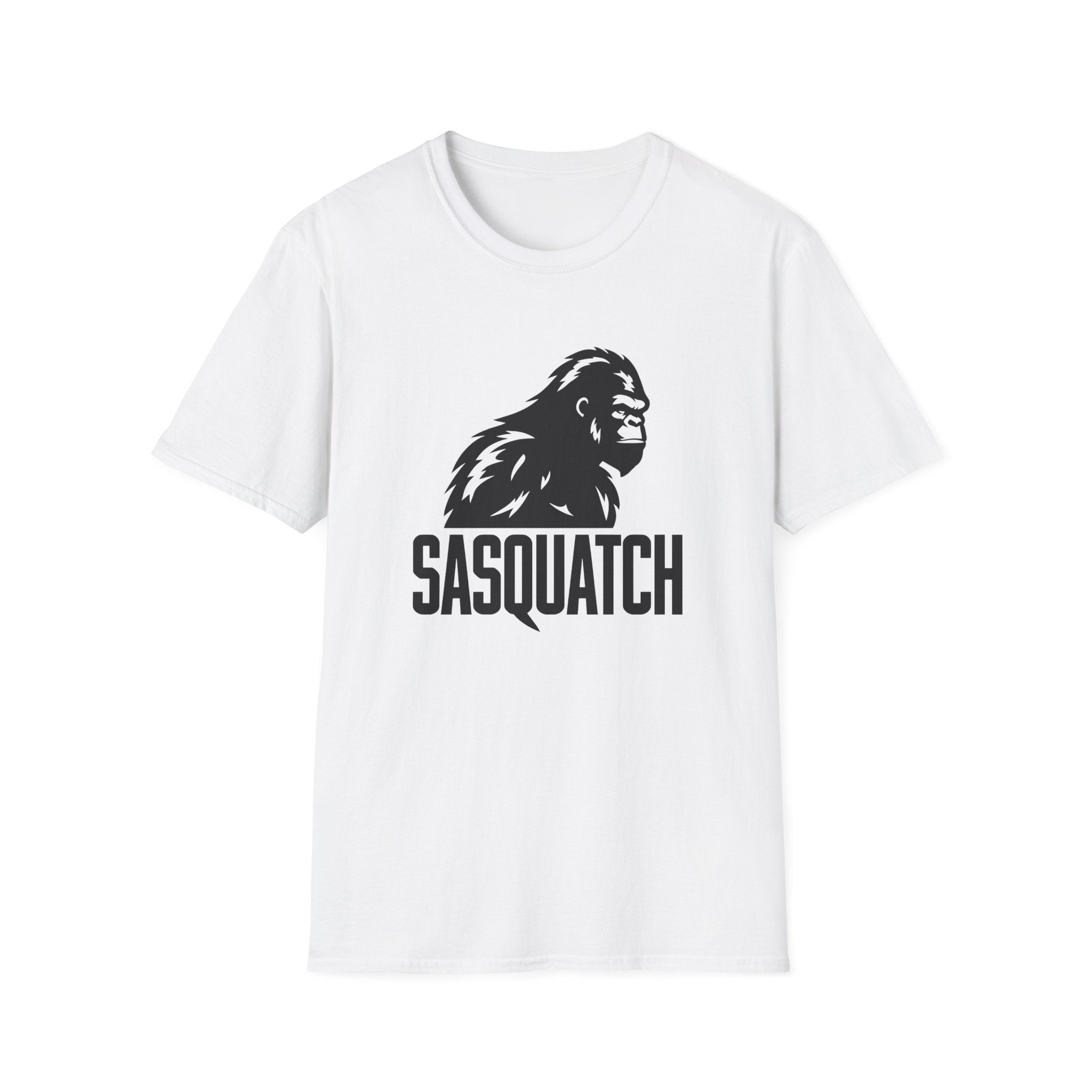 Sasquatch Graphic T-Shirt — Bigfoot Logo Tee for Outdoors & Cryptid Fans