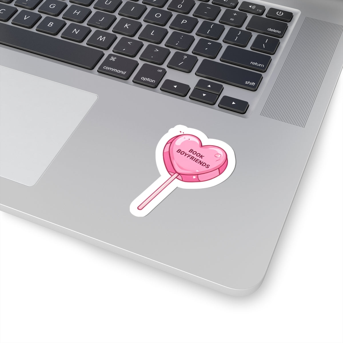 Sweet Love Kiss-Cut Stickers, Cute Heart Stickers, Book Boyfriends Decor, Laptop Decals, Gifts for Book Lovers