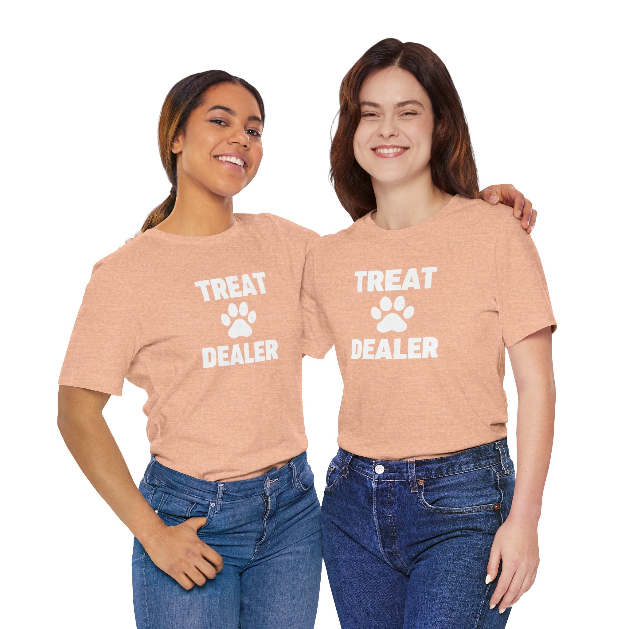 Treat Dealer T-Shirt — Funny Paw Print Tee for Dog Lovers