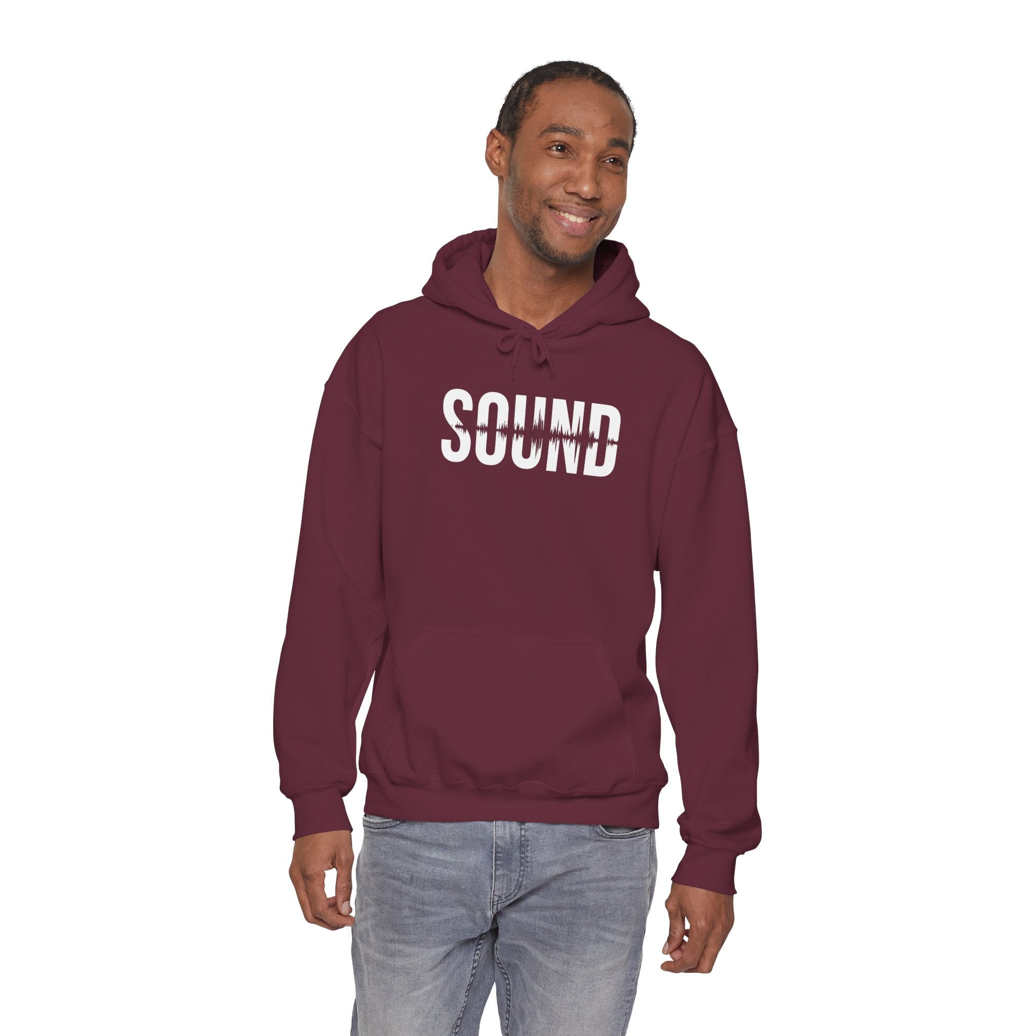 Sound Hoodie for Music Lovers - Cozy Unisex Heavy Blend Sweatshirt
