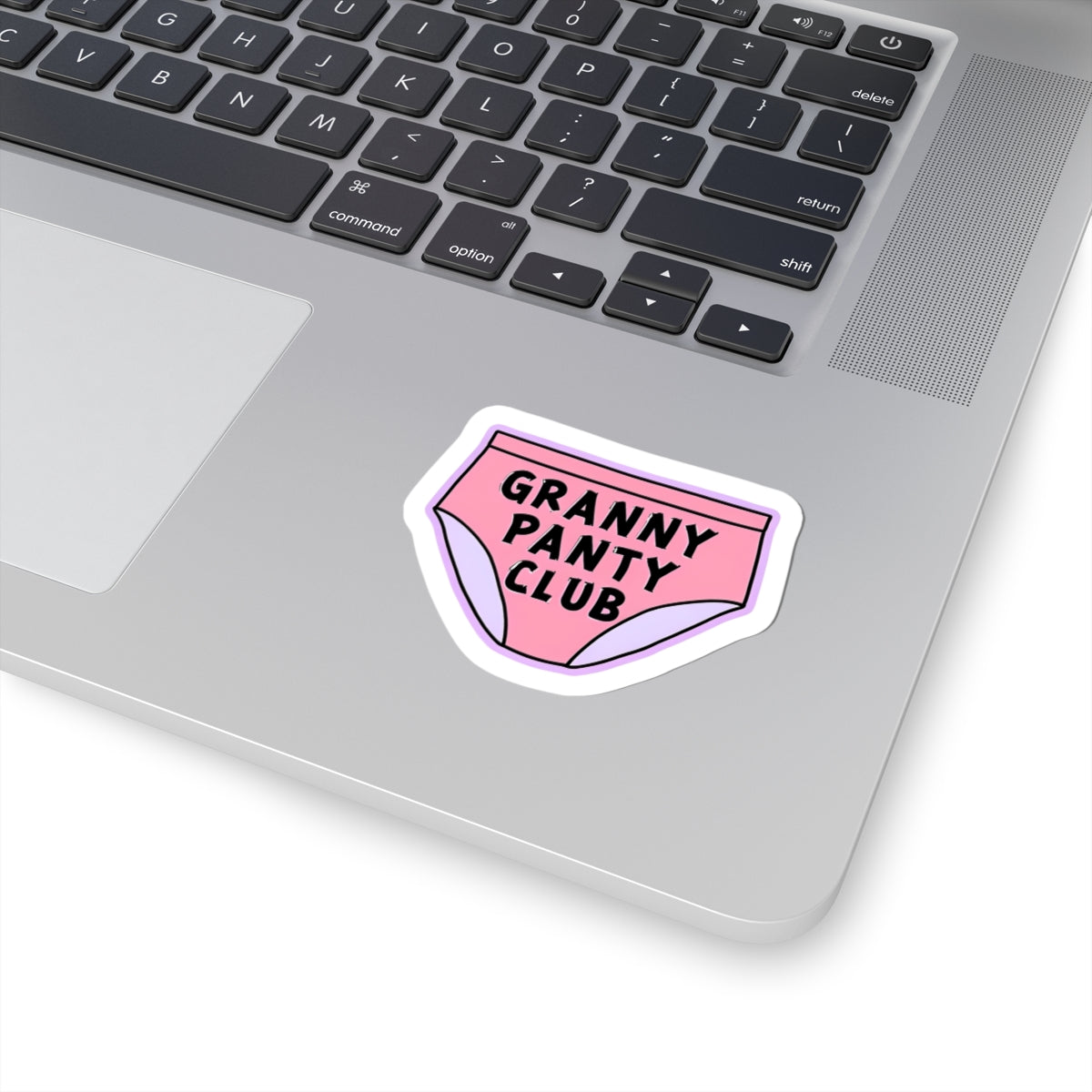 Humorous Granny Panty Club Stickers - Fun Vinyl Decals for Friends & Gifts