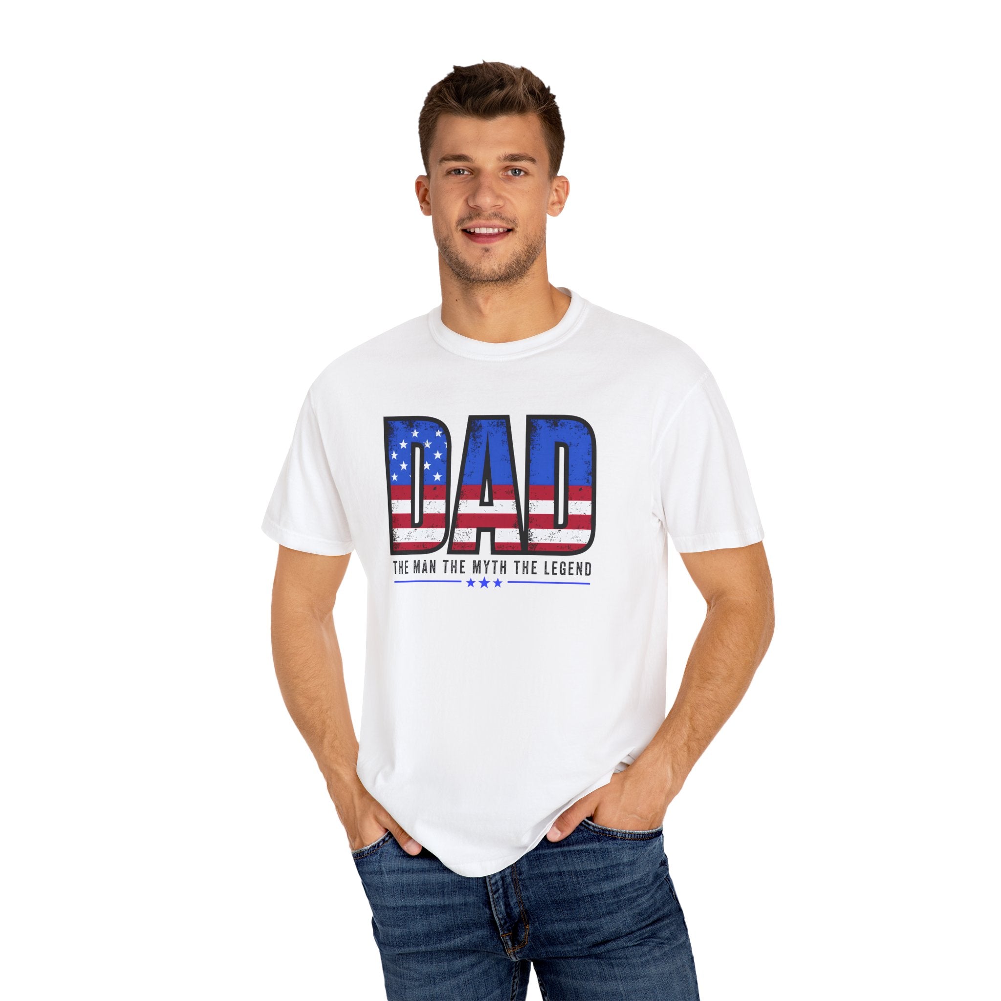 Unisex Garment-Dyed T-shirt Dad the man