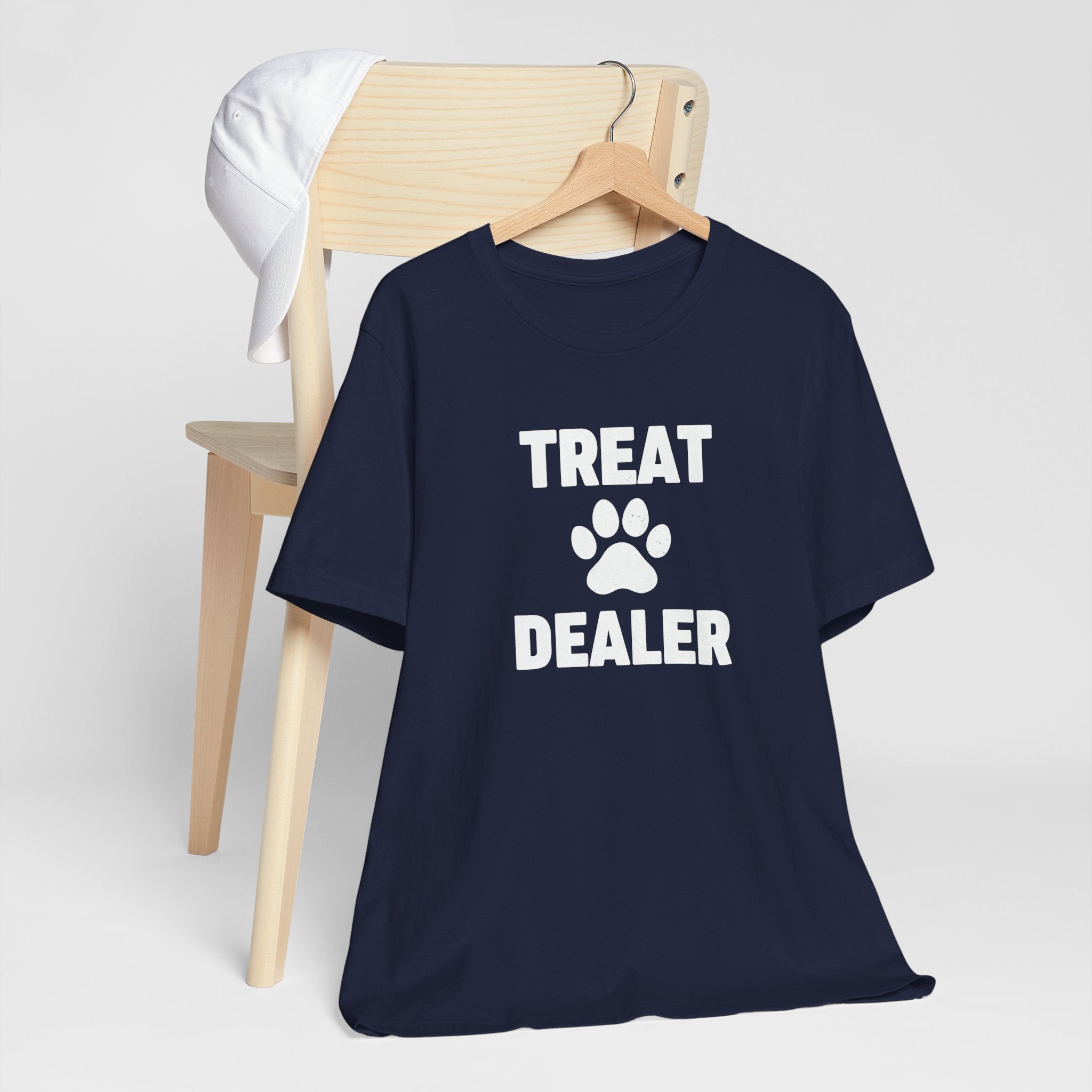 Treat Dealer T-Shirt — Funny Paw Print Tee for Dog Lovers