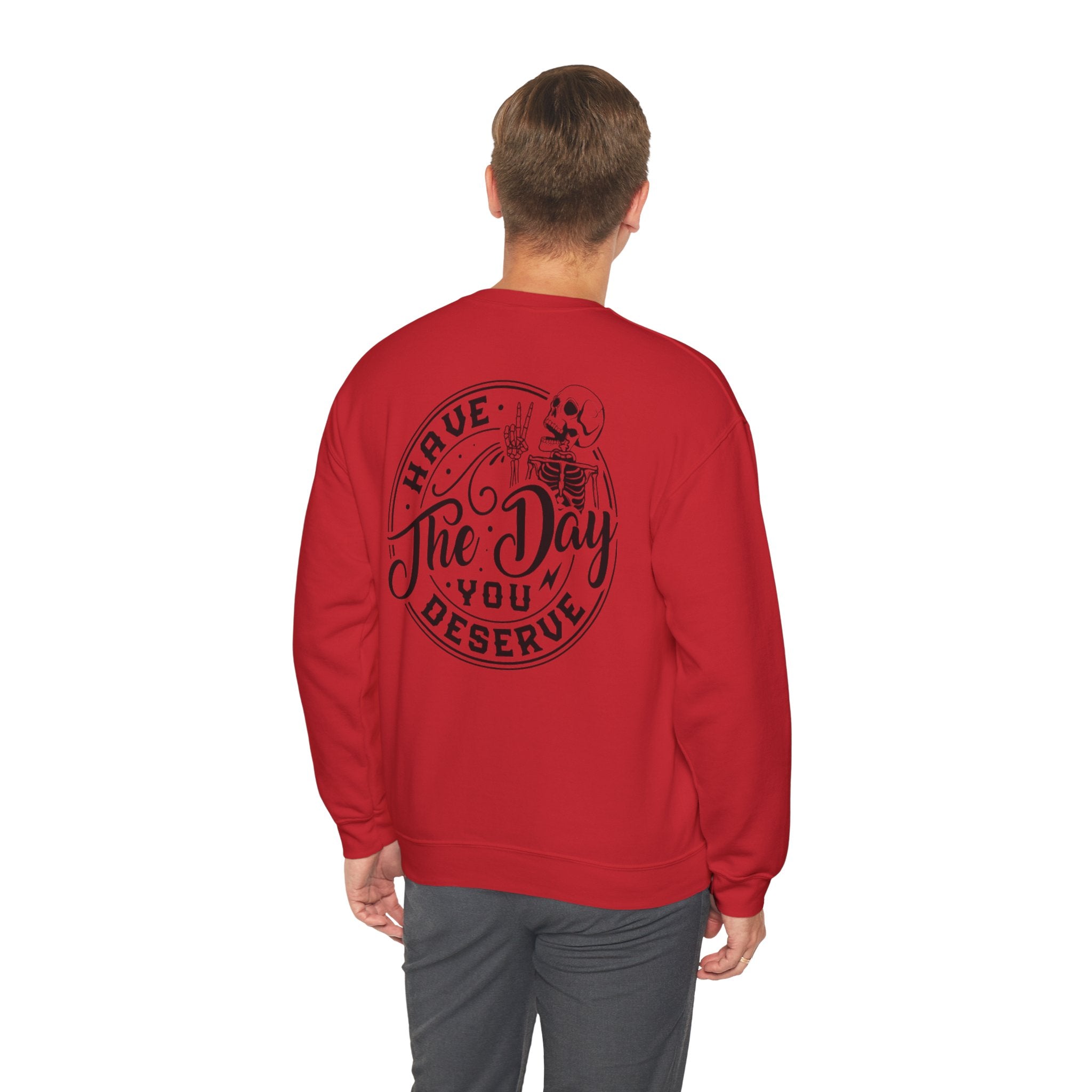 Motivational Skeleton Crewneck Sweatshirt