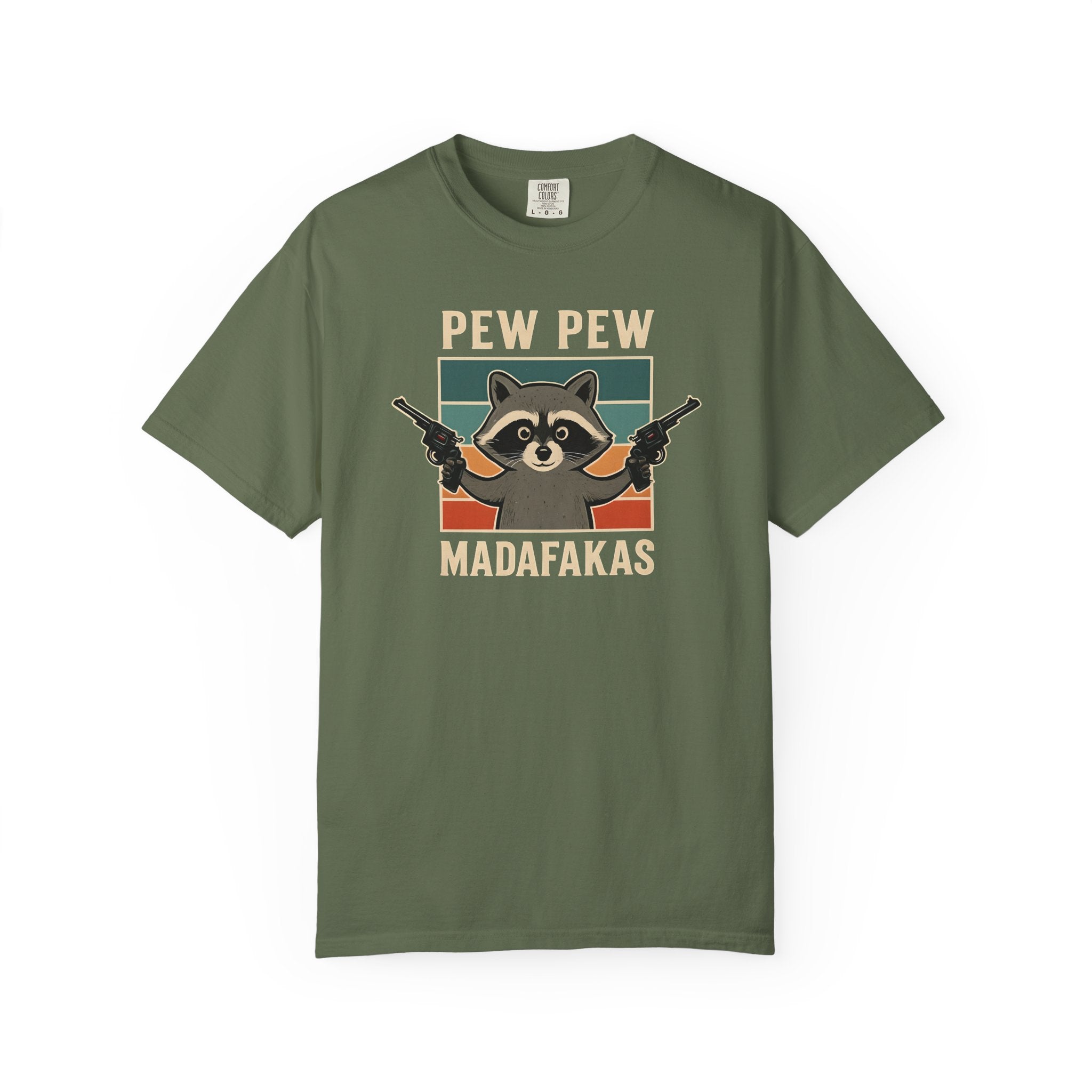 Pew Pew MafaFakas T-Shirt - Fun Unisex Garment-Dyed Tee