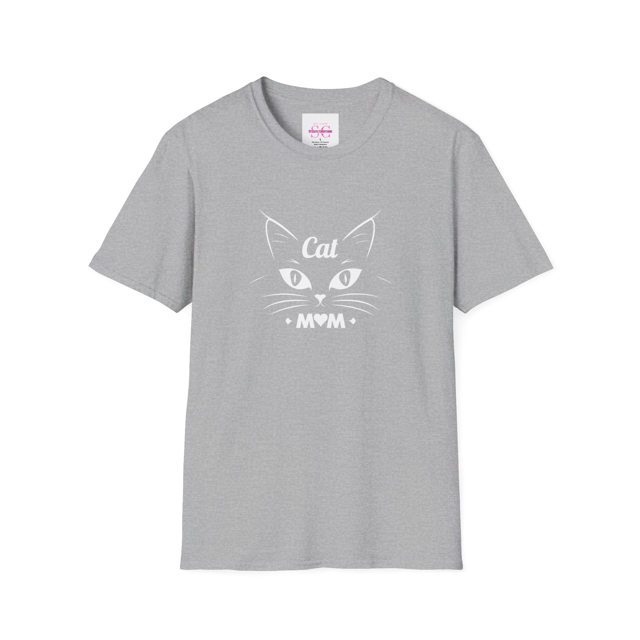Cat Mom T-Shirt, Cute Cat Lover Tee, Purr-fect Gift for Cat Owners, Animal Lover Apparel, Pet Mom Shirt