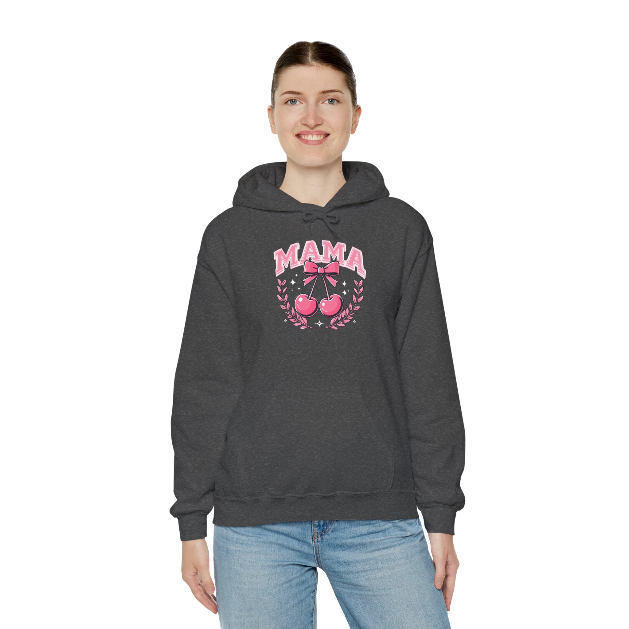 Mama Cherries Hoodie - Cozy Sweatshirt for Moms, Mother's Day Gift, Cute Family Wear, Comfortable Casual Outfit