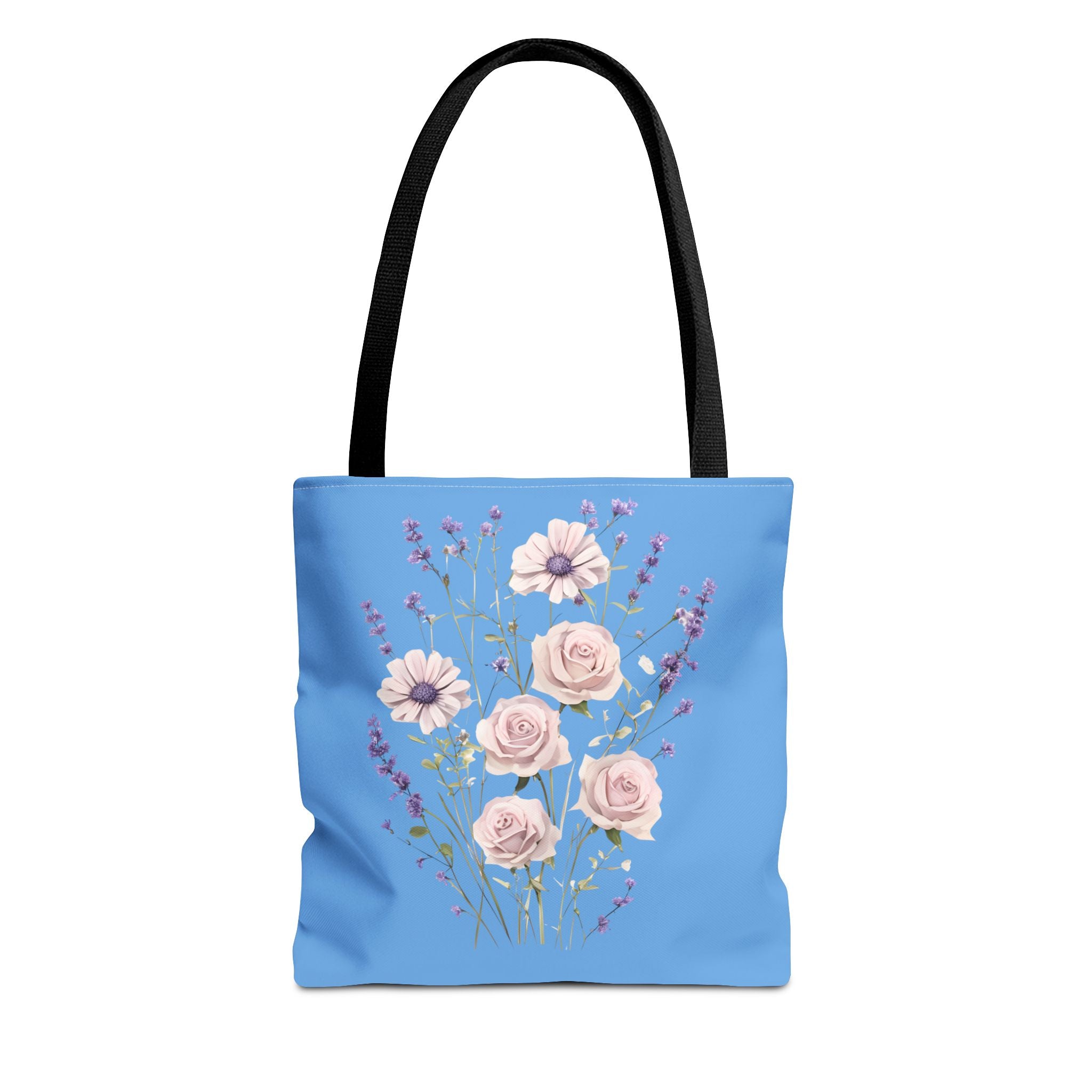 Floral Print Tote Bag - Vibrant Summer Shopping Bag