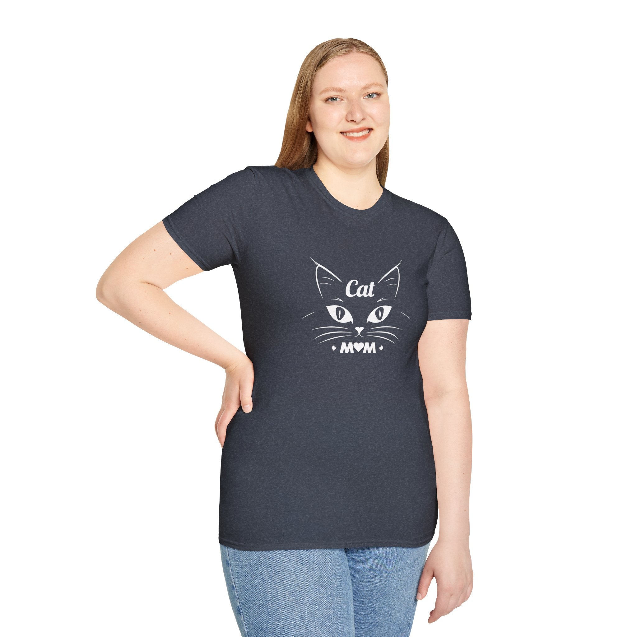 Cat Mom T-Shirt, Cute Cat Lover Tee, Purr-fect Gift for Cat Owners, Animal Lover Apparel, Pet Mom Shirt