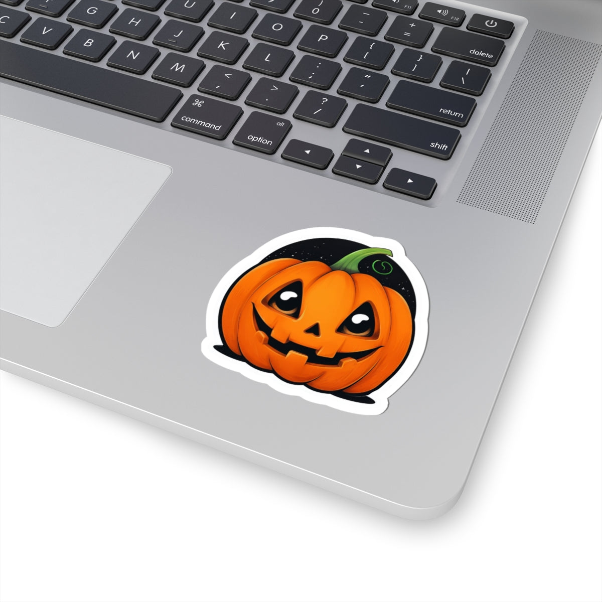 Smiling Pumpkin Kiss-Cut Stickers | Perfect for Halloween Decor & Gifting