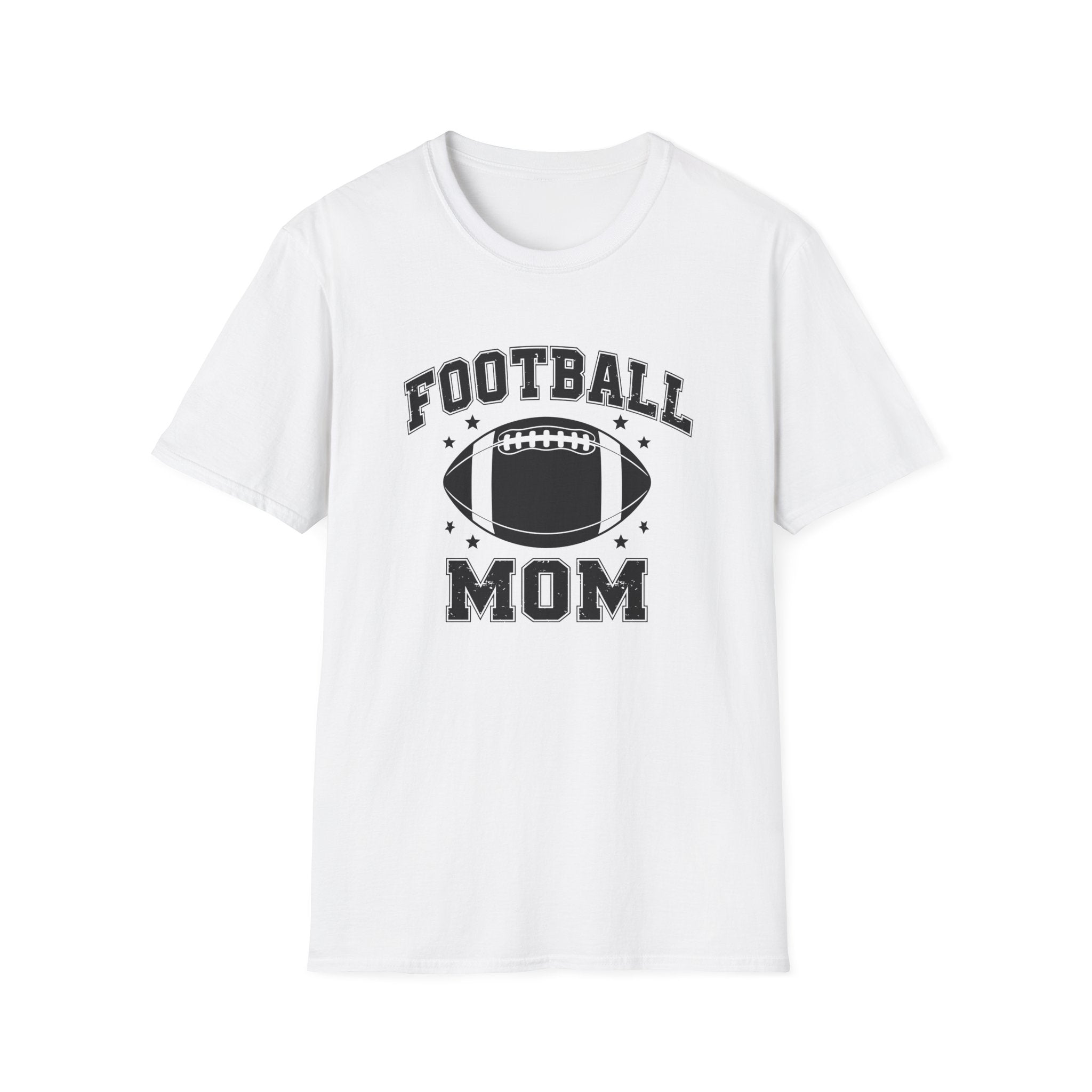 Football Mom Unisex Softstyle T-Shirt, Perfect Gift for Sports Moms, Game Day Tee, Team Spirit Shirt, Gift for Football Lovers