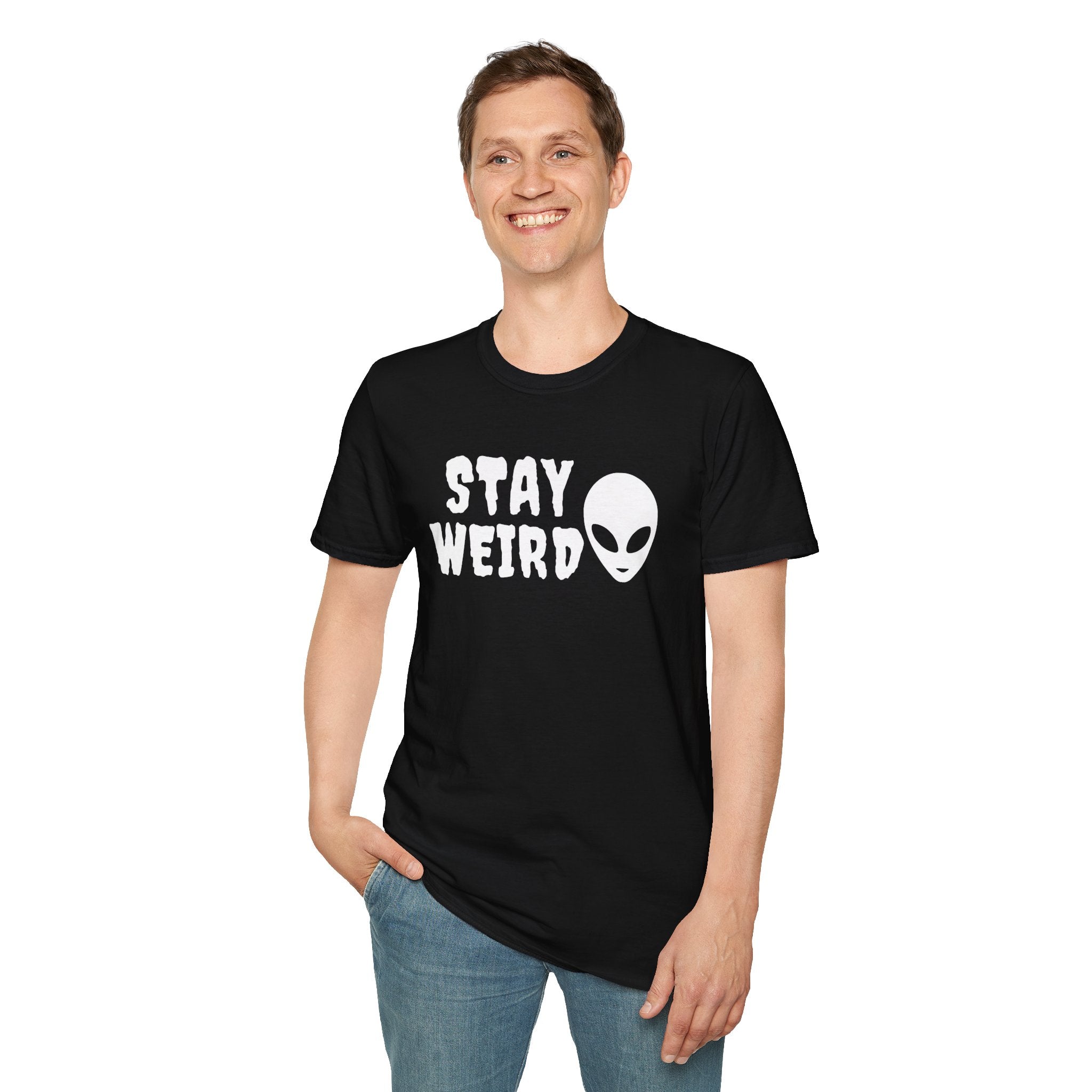 Stay Weird Unisex Softstyle T-Shirt