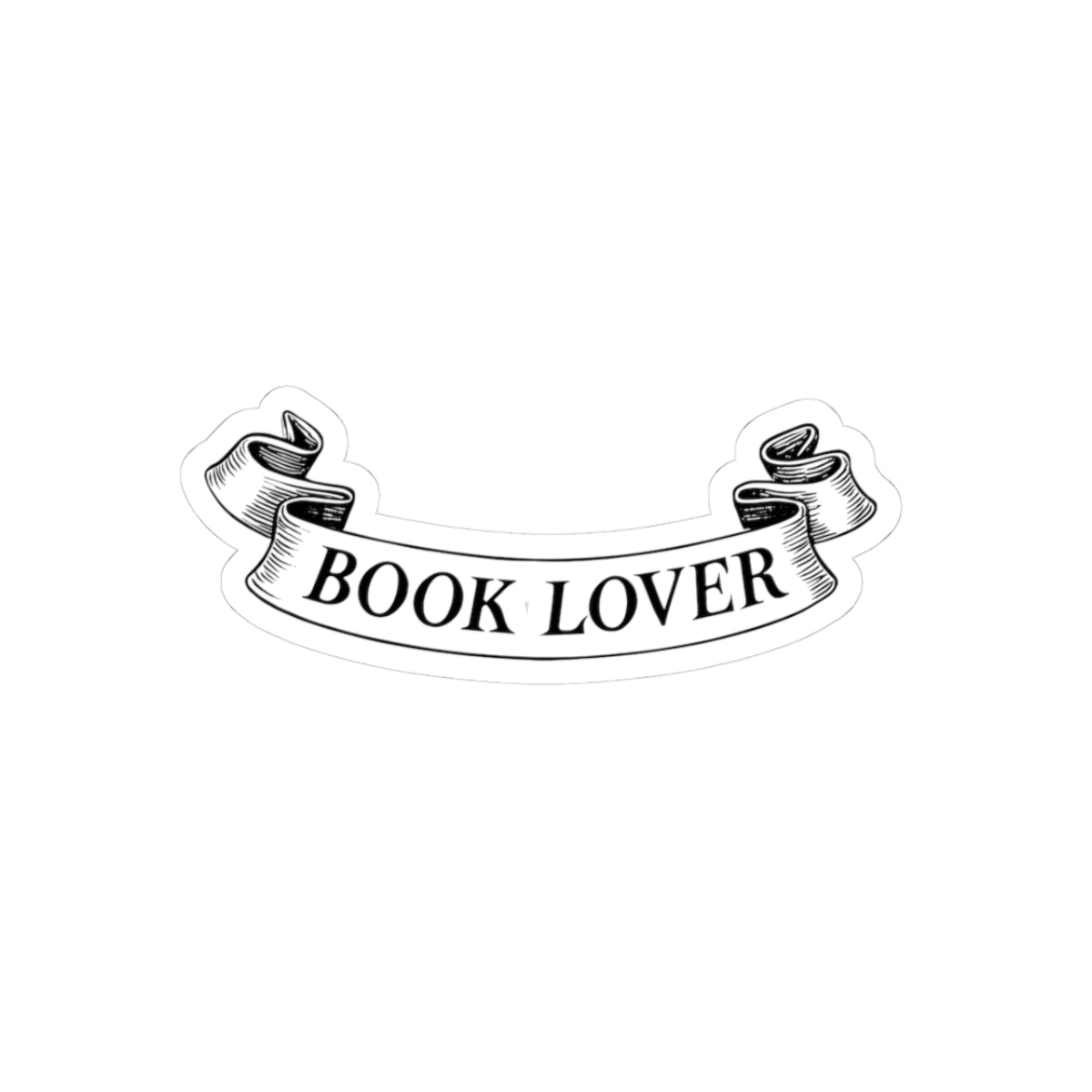 Book Lover Kiss-Cut Stickers, Literary Gifts, Reading Decor, Journaling Essentials, Bookish Merchandise, Easy Peel Vinyl
