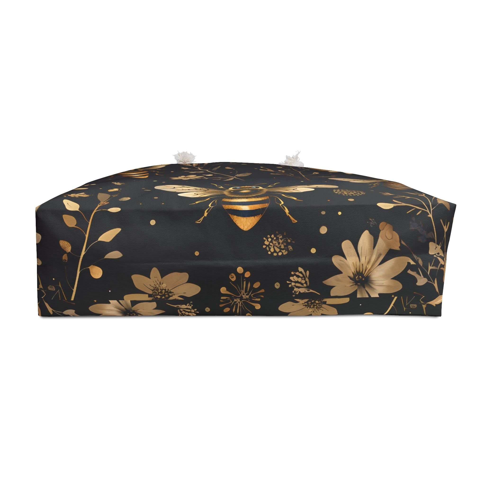 Floral Bee Weekender Bag - Stylish Travel Tote for Nature Lovers
