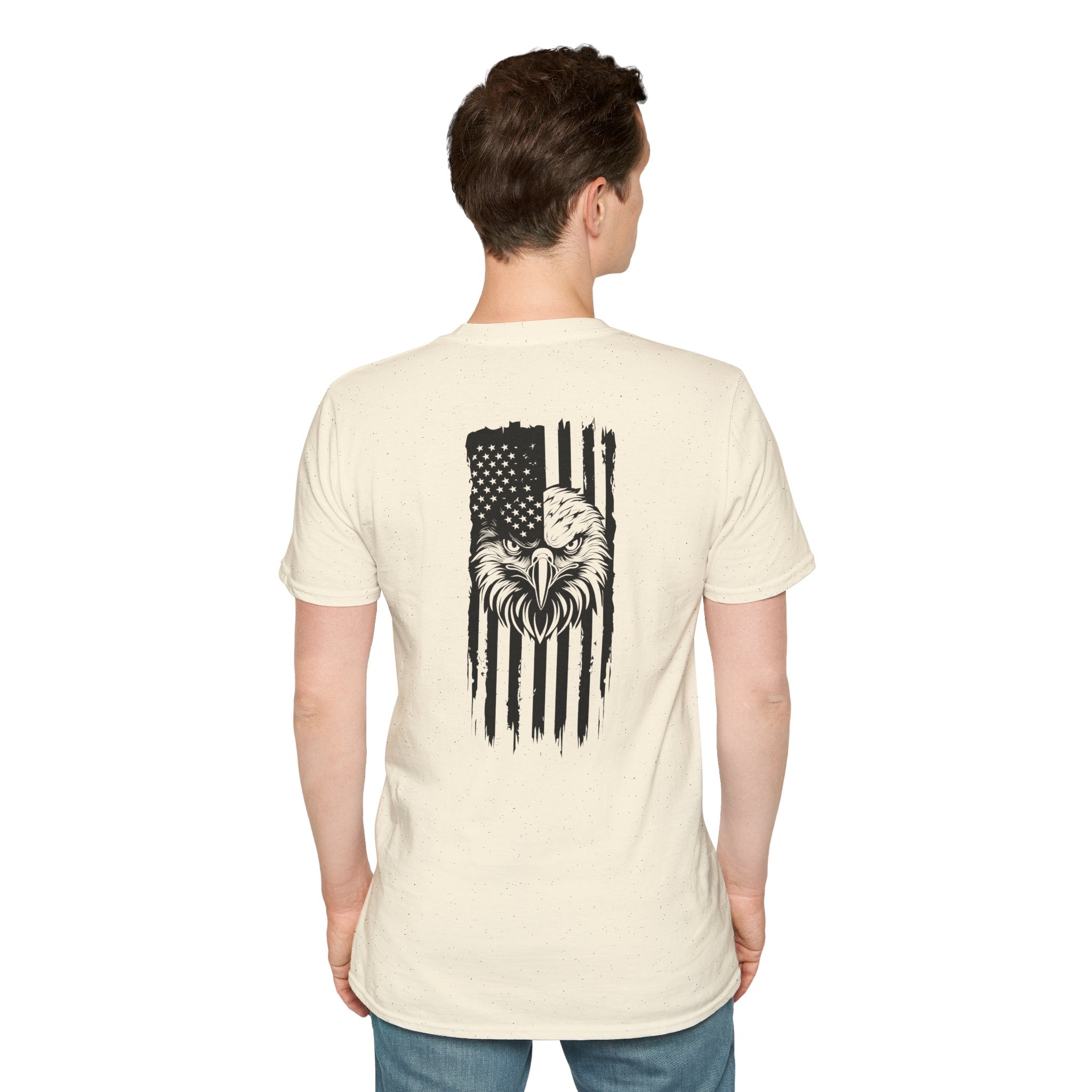 Patriotic Eagle Graphic T-Shirt
