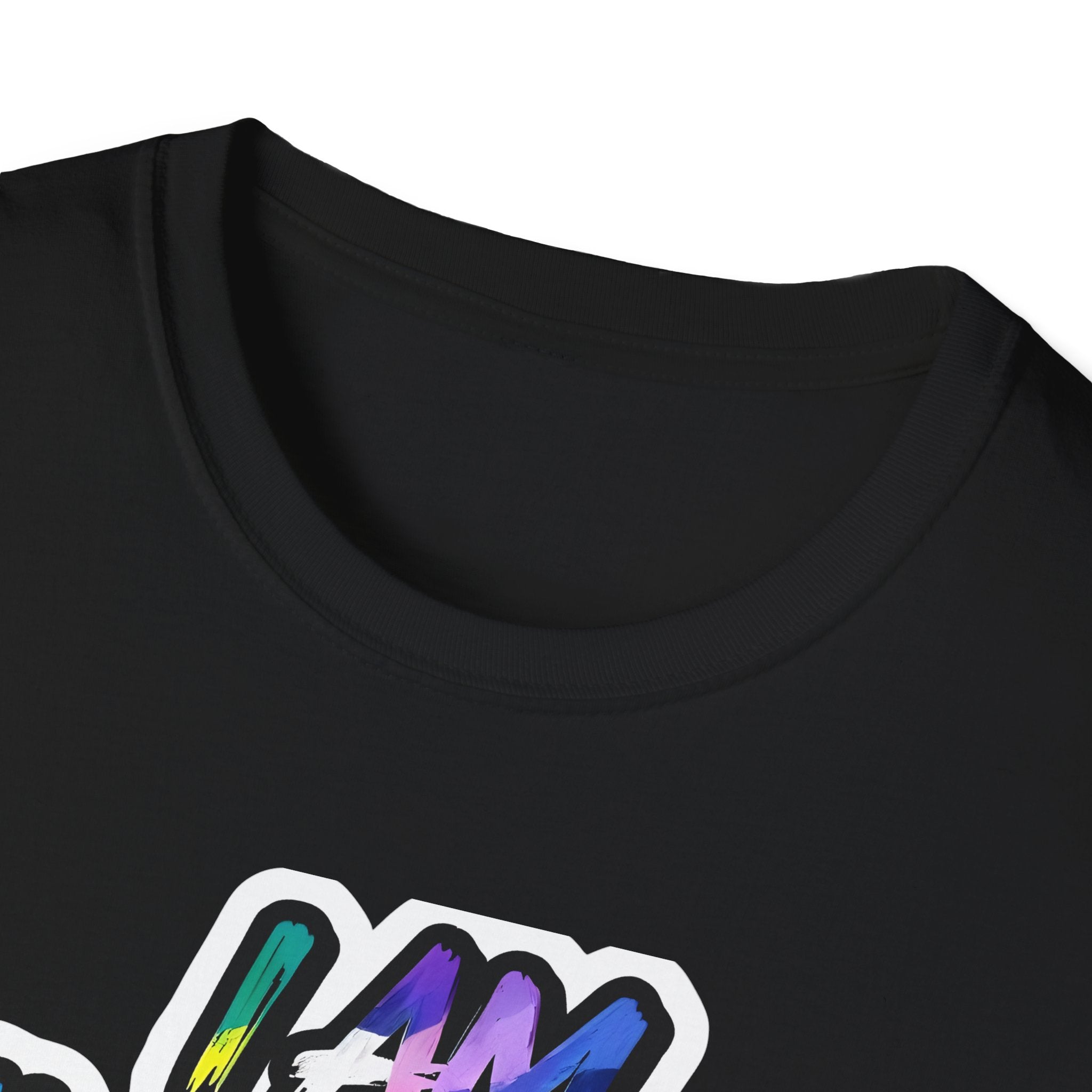 Colorful 'I AM AWESOME' Unisex T-Shirt, Inspirational Tee, Gift for Friends, Casual Wear, Motivational Clothing, Unique Graphic Shirt