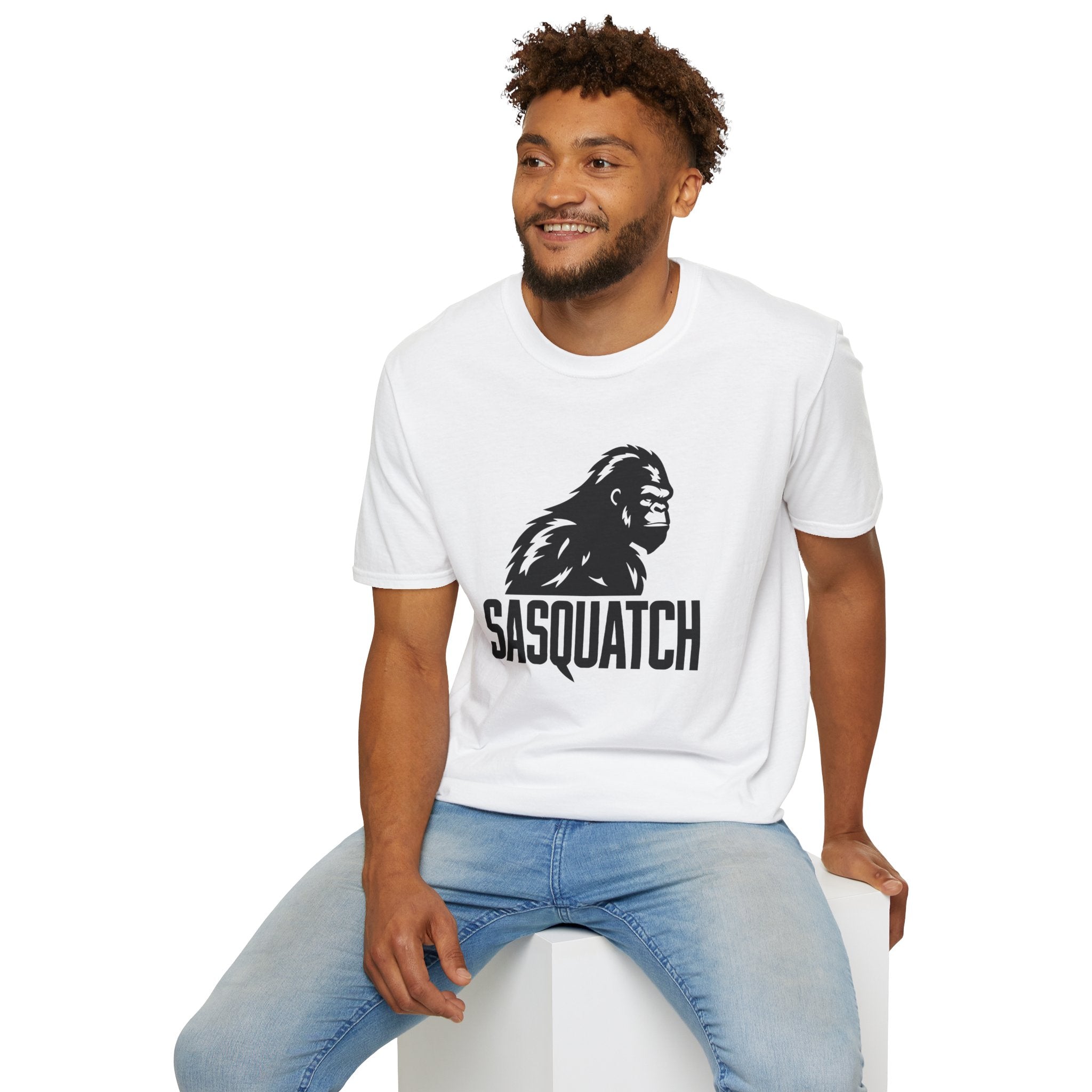 Sasquatch Graphic T-Shirt — Bigfoot Logo Tee for Outdoors & Cryptid Fans