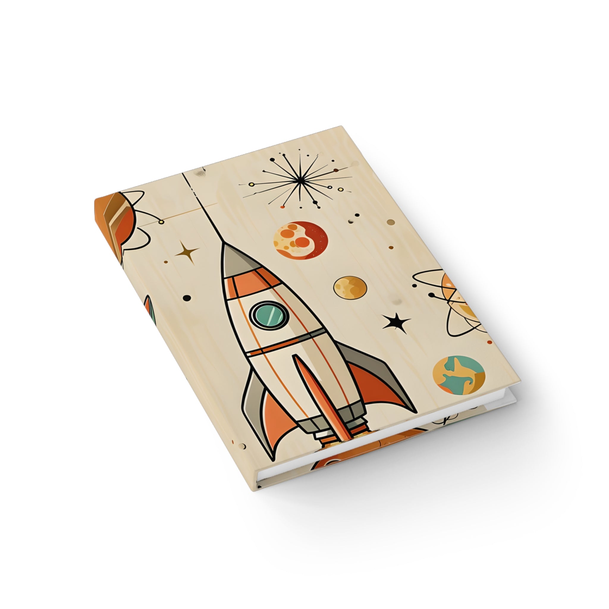 Space-Themed Journal - Adventure Awaits! Perfect for Cat Lovers, Gift for Kids, Astronaut Dreamers, Note-taking, and Scrapbooking