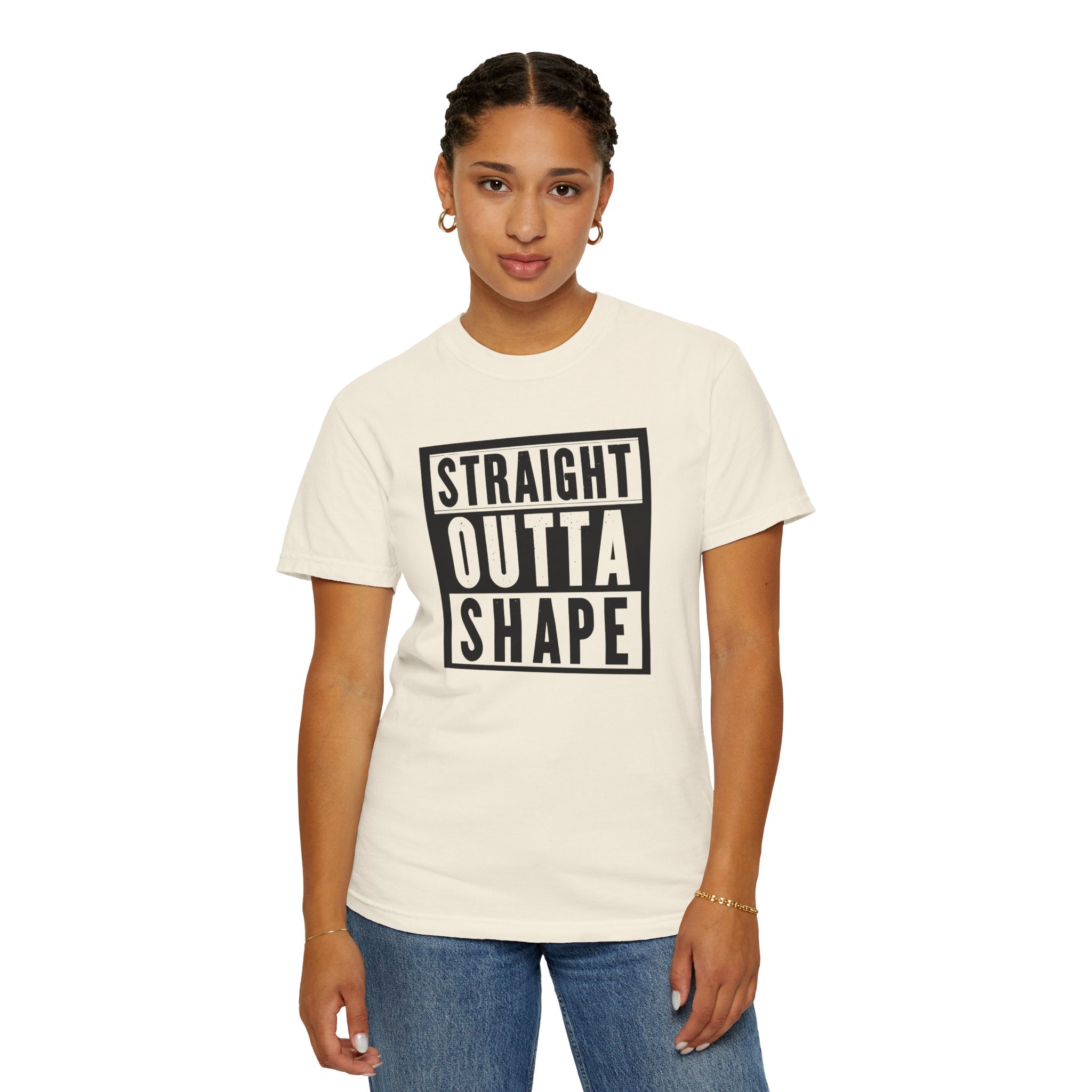 Shape Distorted Unisex Garment-Dyed T-shirt