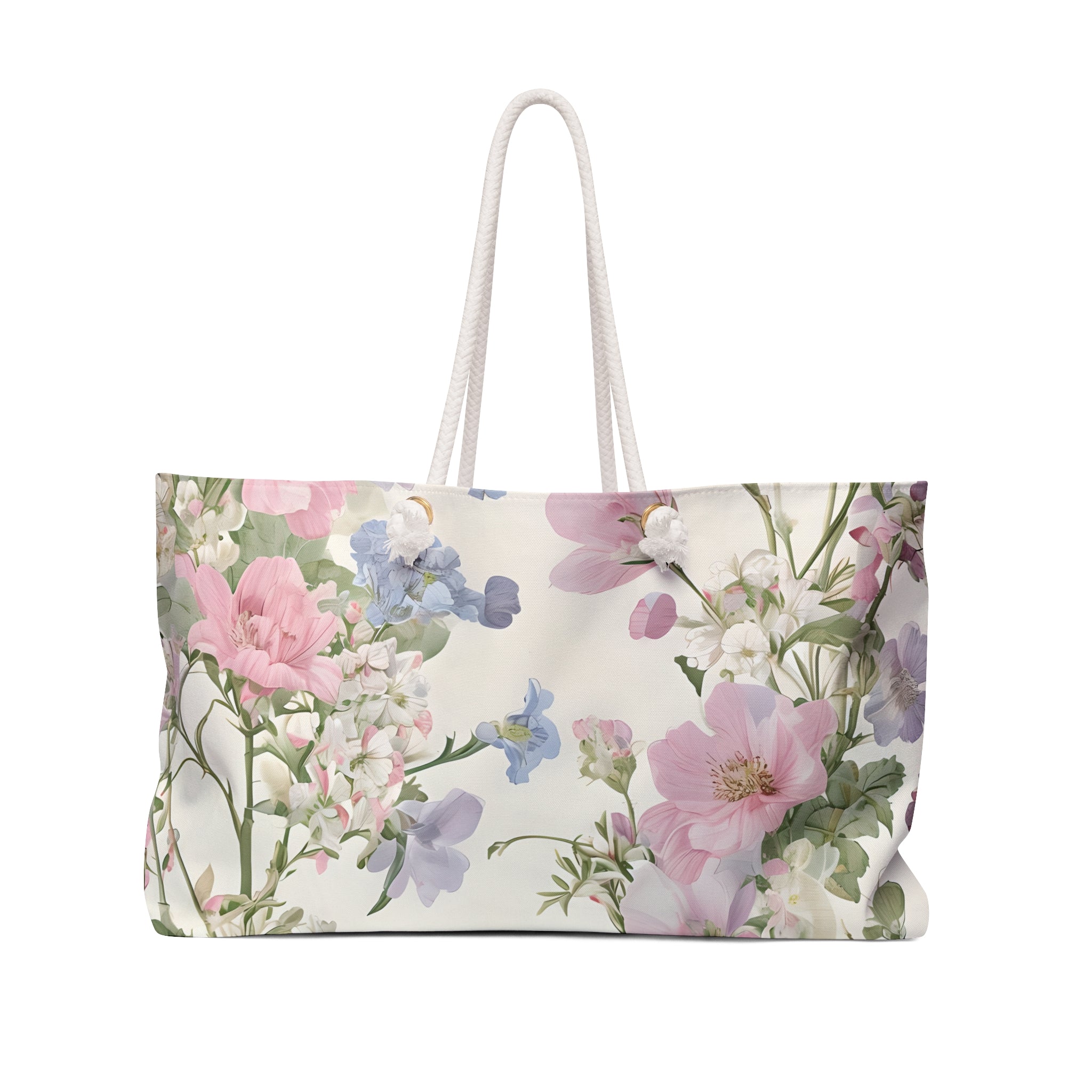 Floral Weekender Bag, Perfect for Travel, Beach Days, Gym, Gifts, and Everyday Use