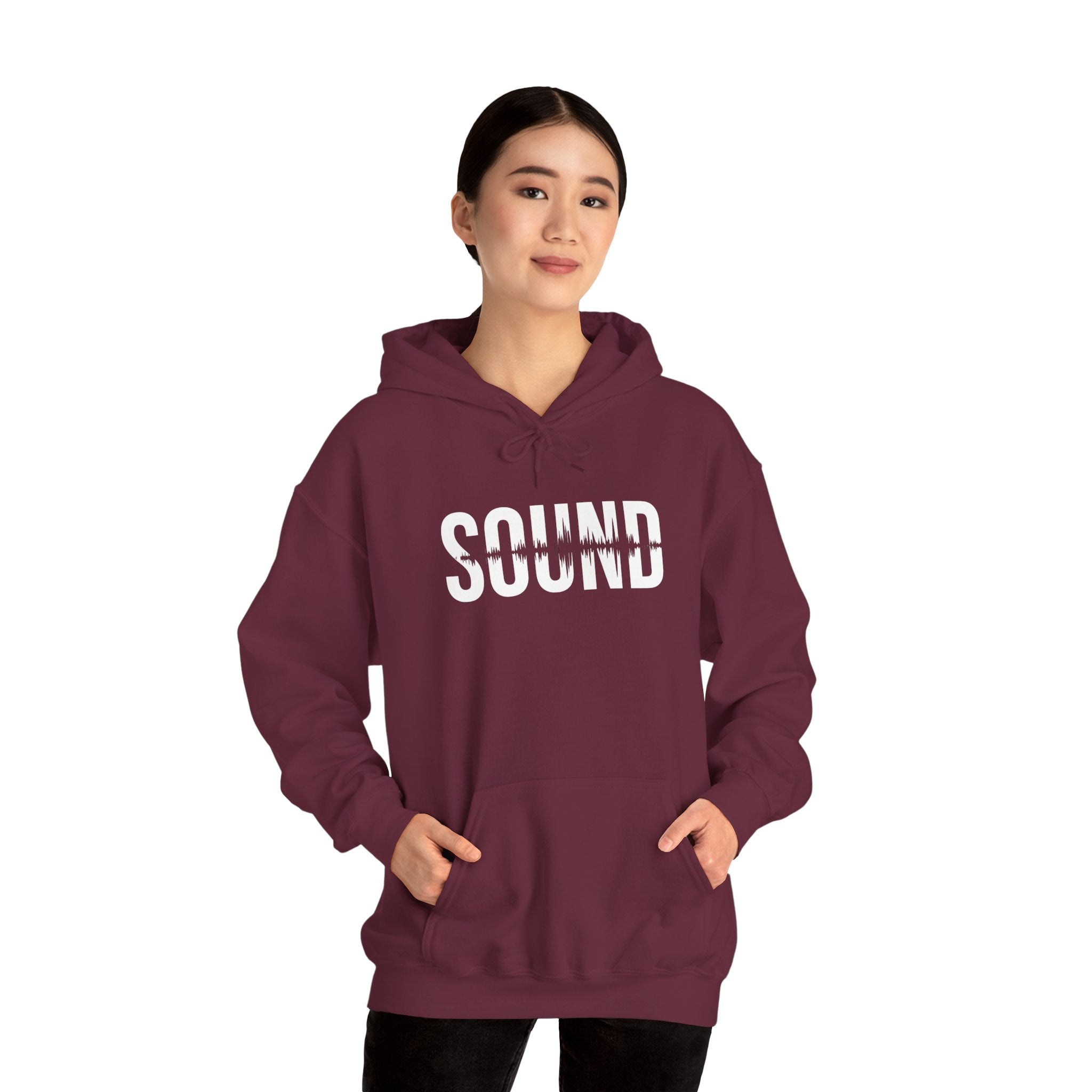 Sound Hoodie for Music Lovers - Cozy Unisex Heavy Blend Sweatshirt