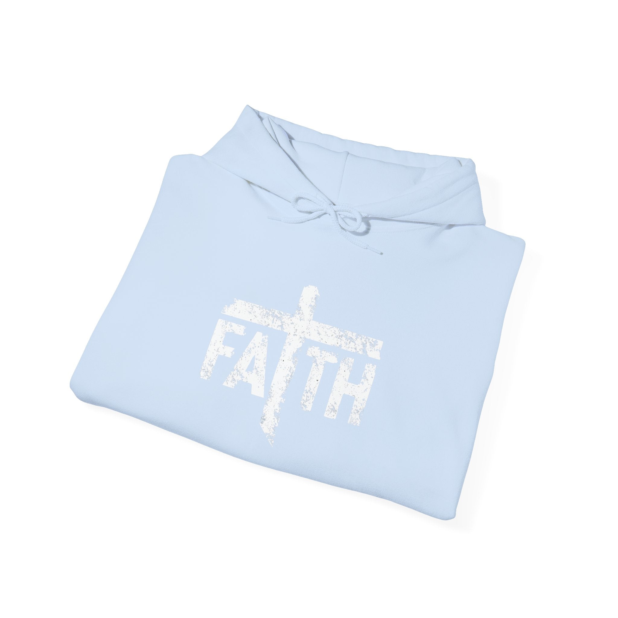 Faith Hoodie, Inspirational Sweatshirt for Men and Women, Cozy Pullover for Church, Gifts for Believers, Religious Apparel