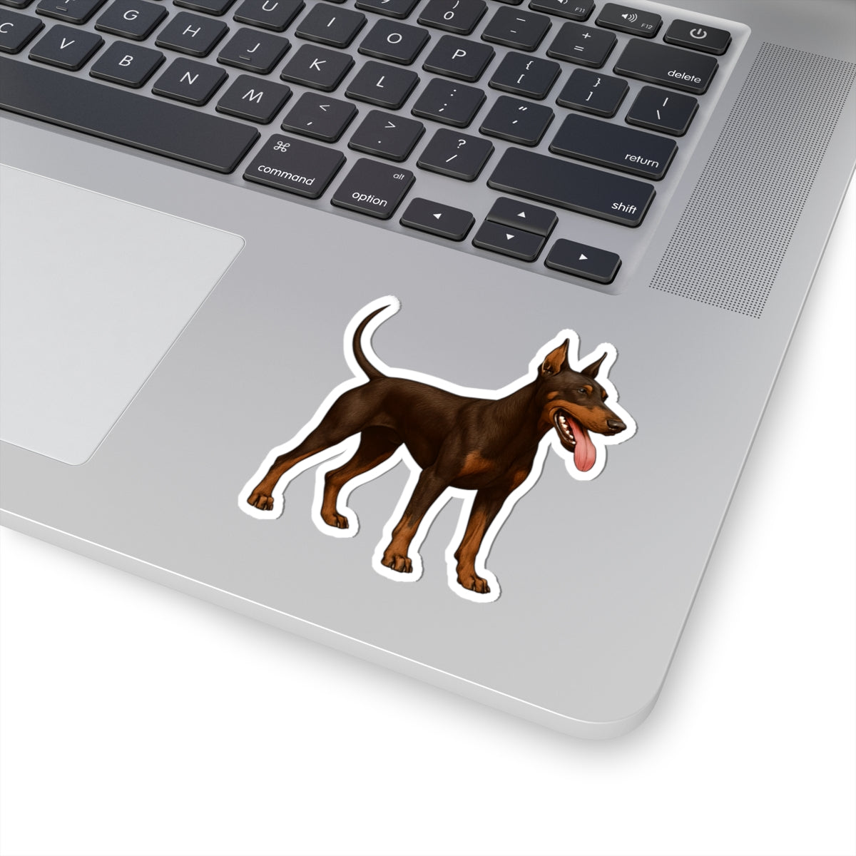 Doberman Kiss-Cut Stickers | Dog Lover Gifts, Laptop Decals, Pet Stickers, Customizable Vinyl Stickers, Car Accessories