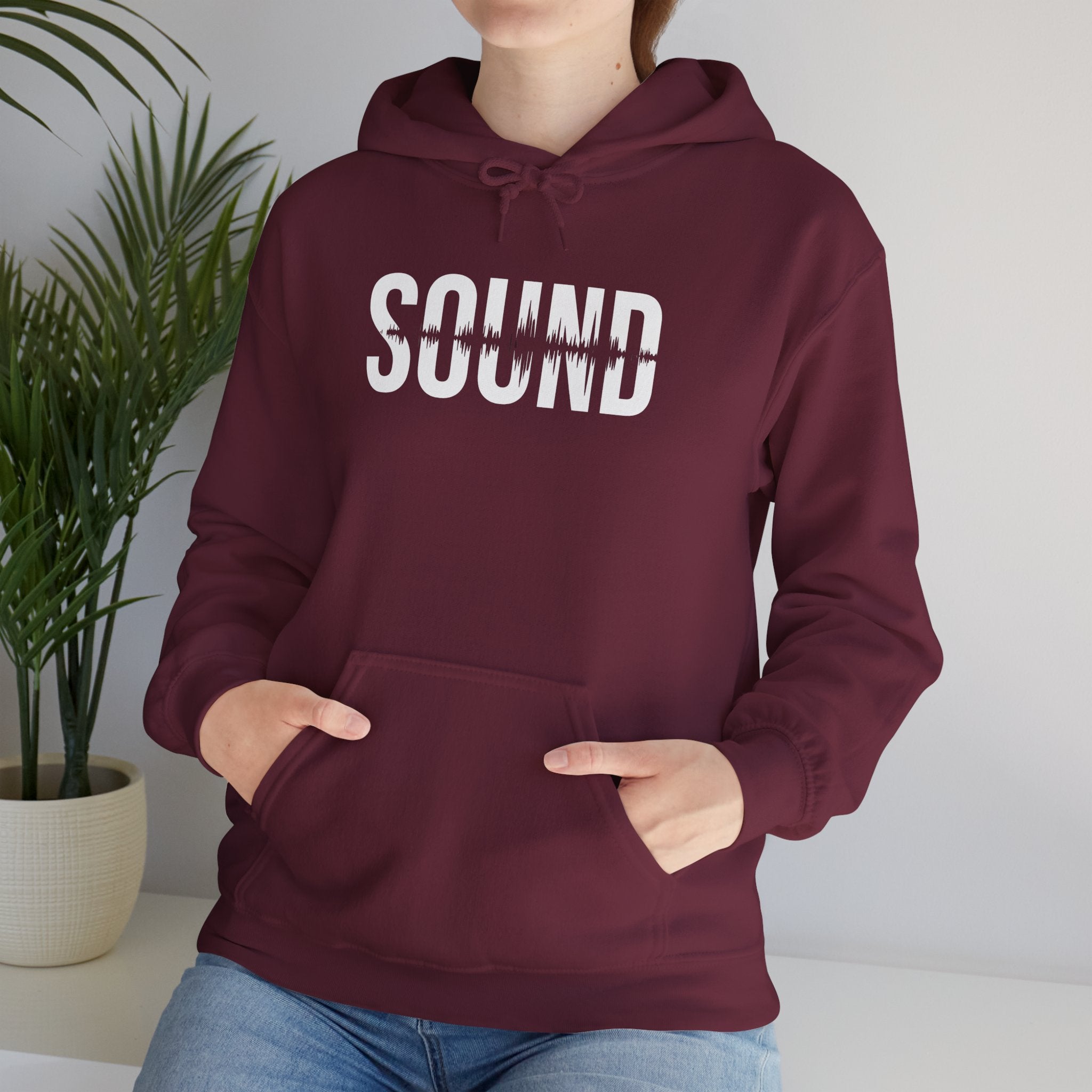 Sound Hoodie for Music Lovers - Cozy Unisex Heavy Blend Sweatshirt