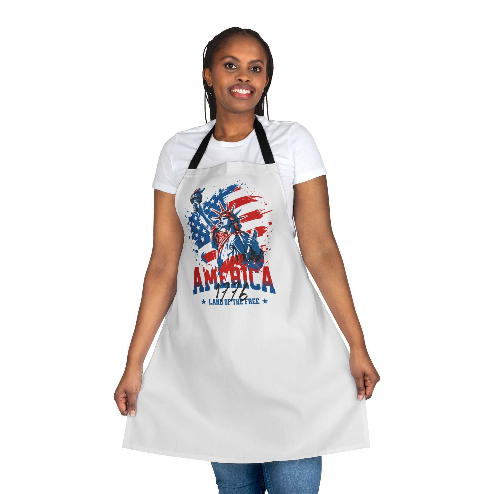 Patriotic America 1776 Statue of Liberty Apron