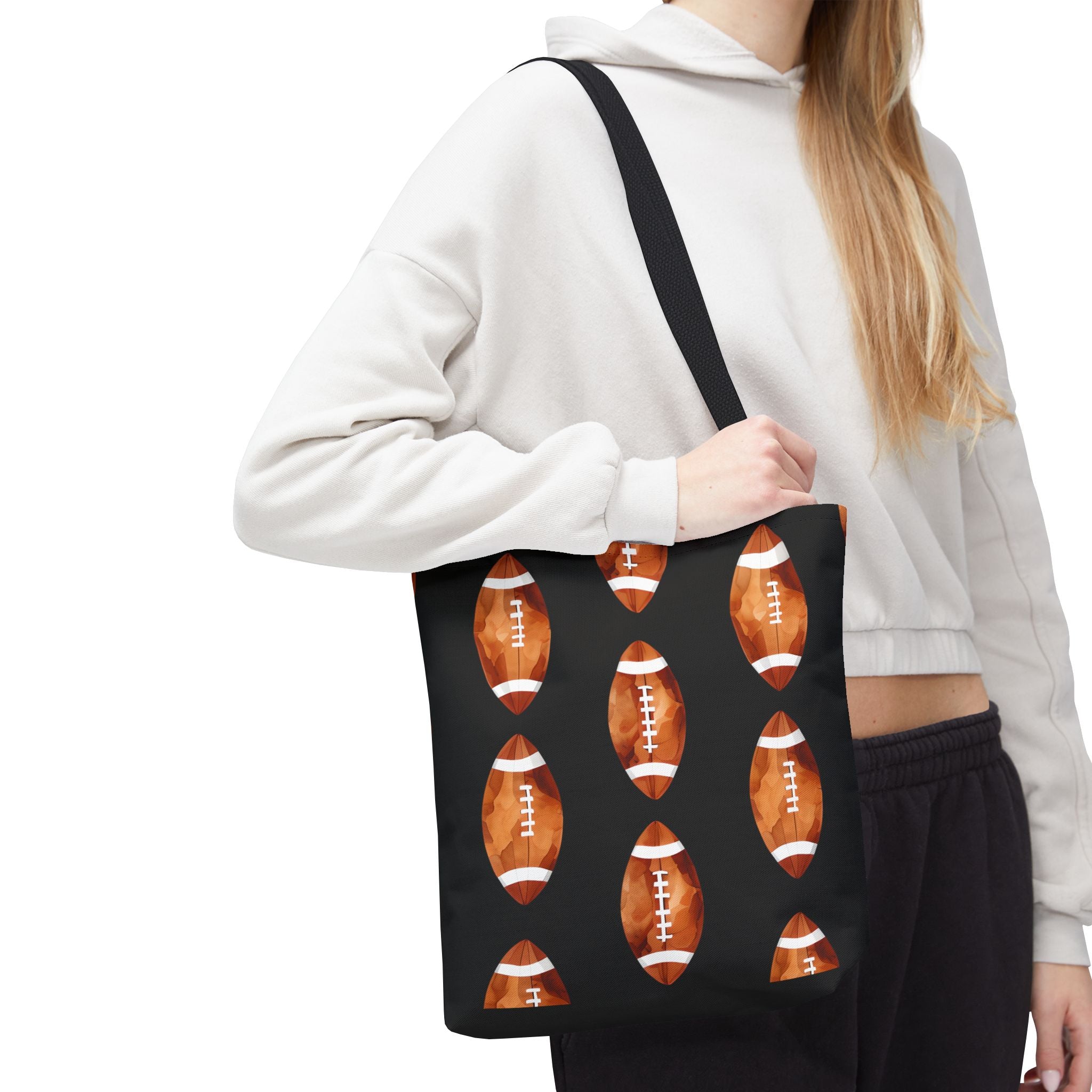 Football-Themed Tote Bag for Sports Fans