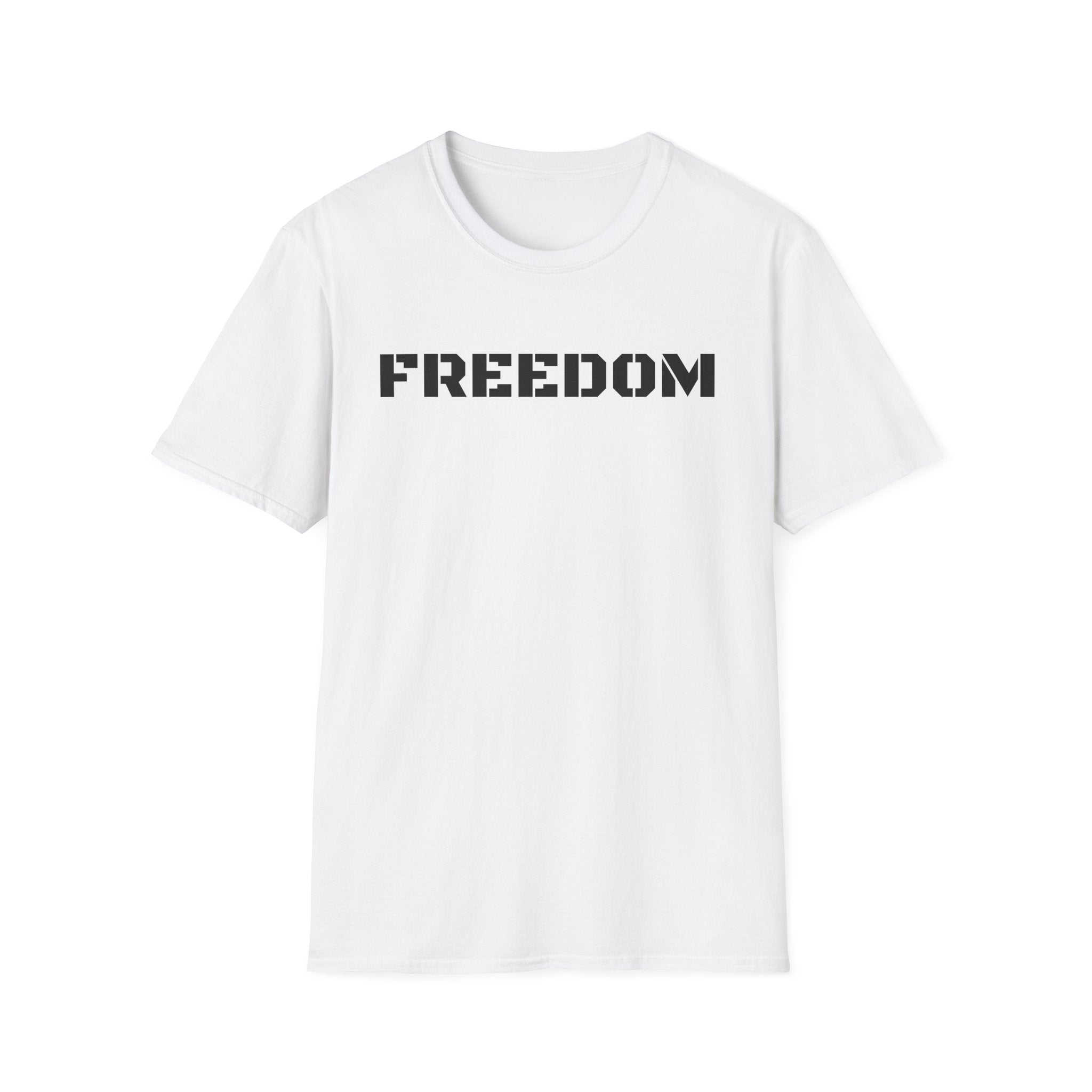Freedom Cross T-Shirt — American Flag Distressed Cross Graphic Tee