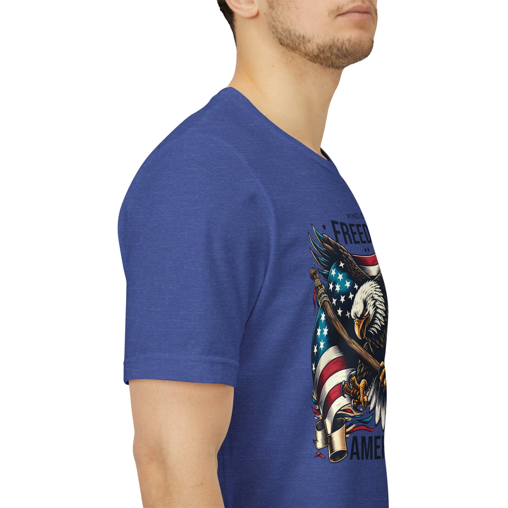 Patriotic Eagle T-Shirt – Freedom America Graphic Tee