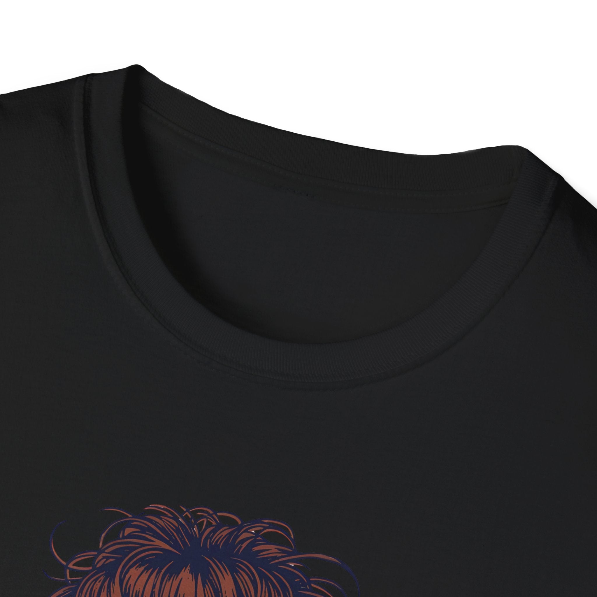 American Mom T-Shirt — Patriotic Messy Bun Sunglasses Tee