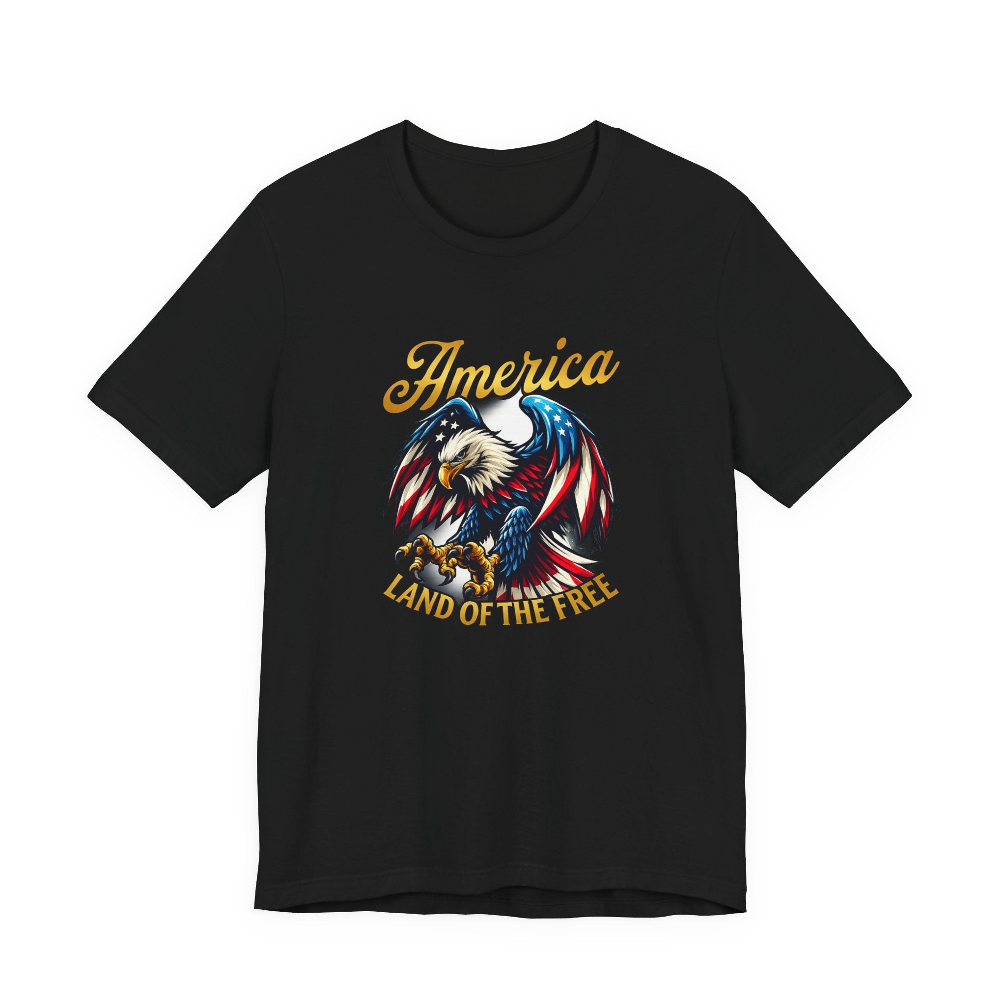 America Eagle T-Shirt – Land of the Free Patriotic Tee