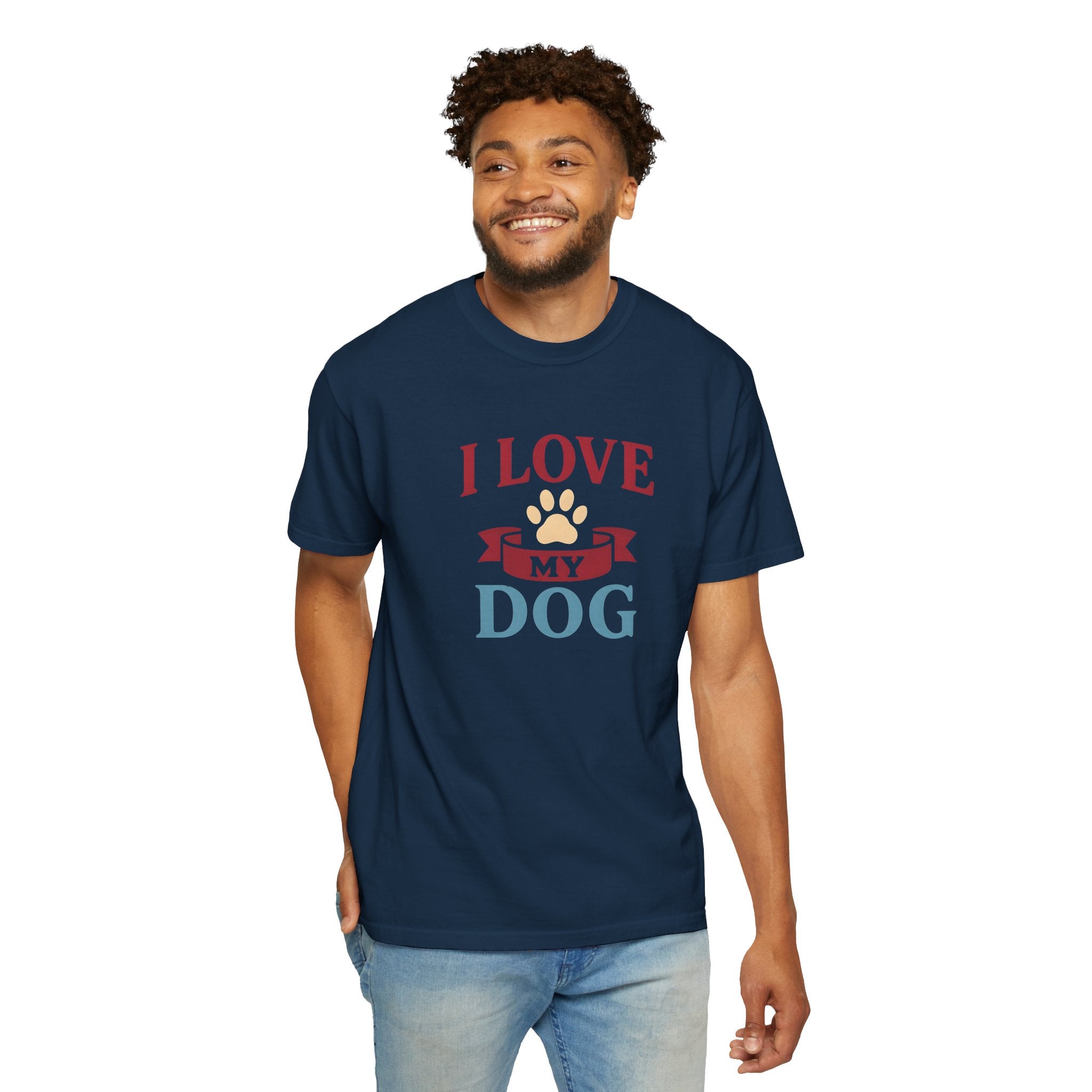 Dog Lover Unisex T-Shirt - I Love My Dog, Cute Pet Apparel, Gift for Dog Owners, Animal Lover Tee, Casual Everyday Style