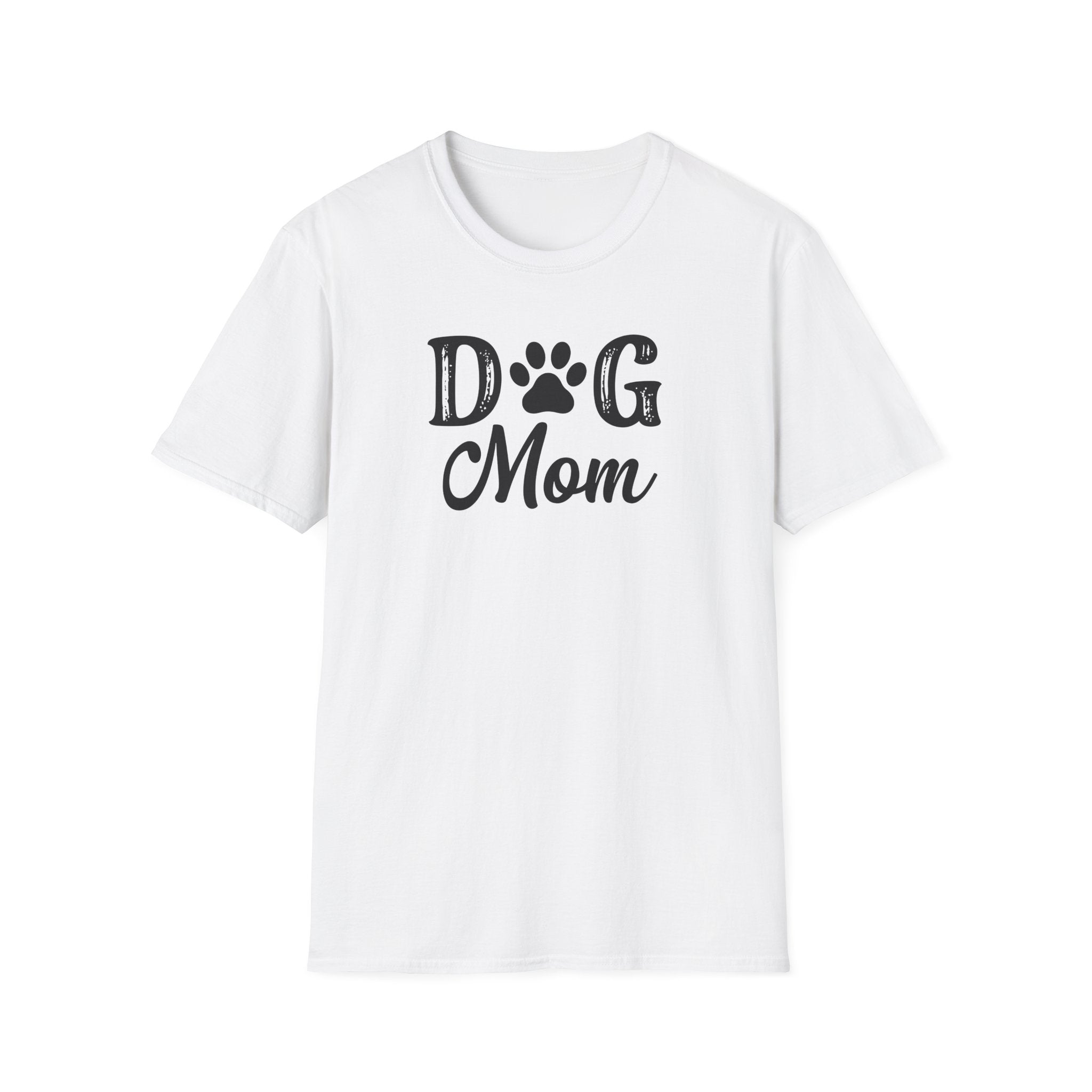 Dog Mom Unisex Softstyle T-Shirt - Comfy Pet Lover Tee