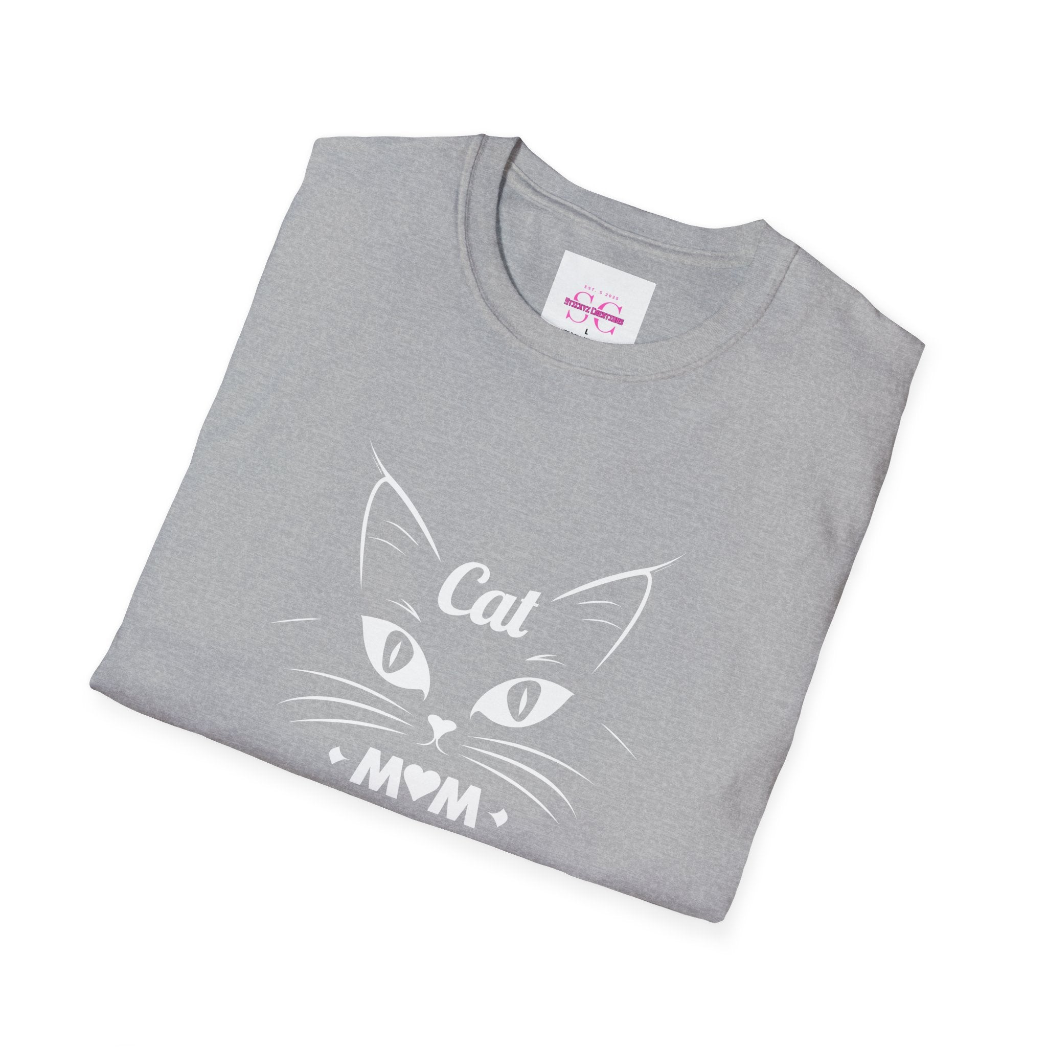 Cat Mom T-Shirt, Cute Cat Lover Tee, Purr-fect Gift for Cat Owners, Animal Lover Apparel, Pet Mom Shirt