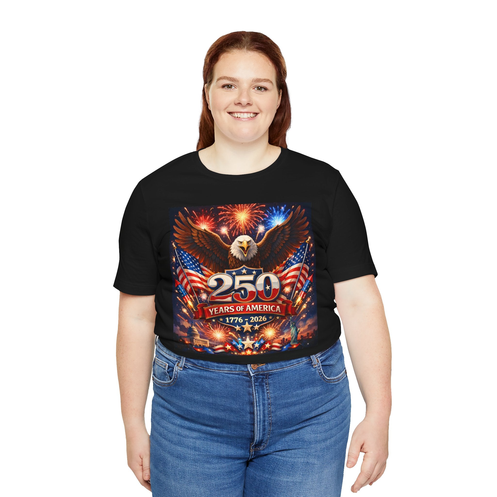 250 Years of America Eagle T-Shirt — 1776–2026 Patriotic Independence Day Tee