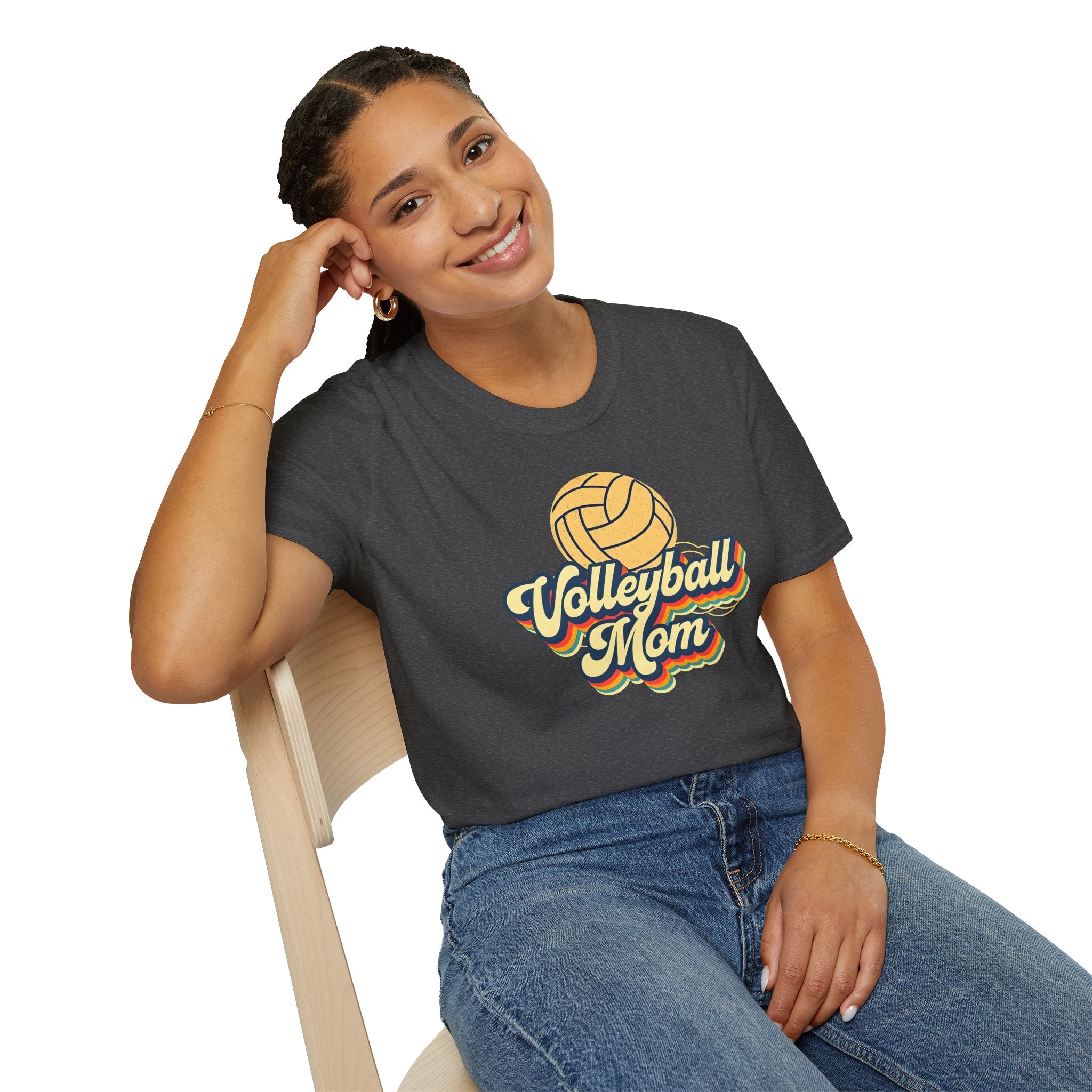 Volleyball Mom T-Shirt, Comfortable Tee for Sports Enthusiasts, Gift for Mothers, Casual Wear, Unique Volleyball Merchandise