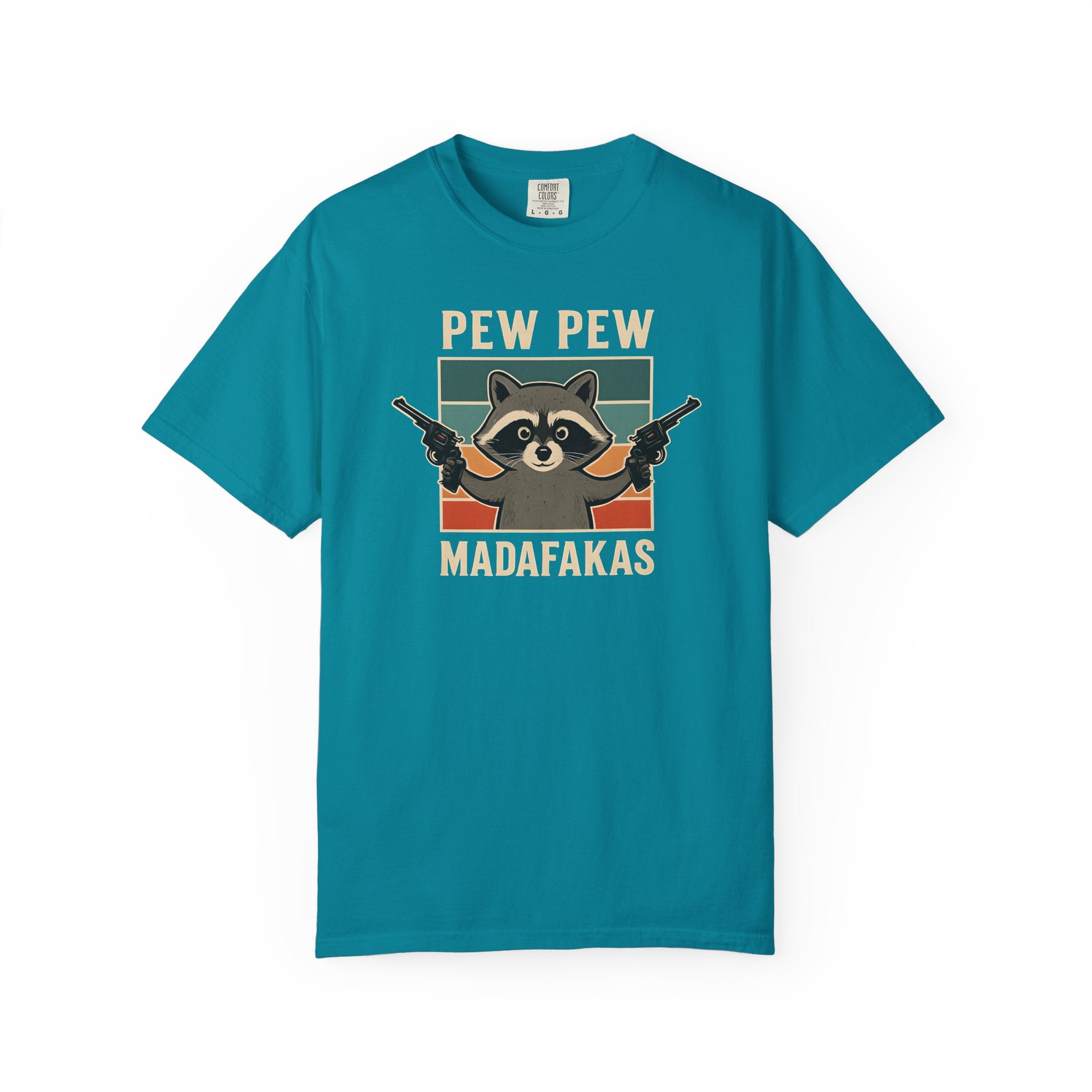 Pew Pew MafaFakas T-Shirt - Fun Unisex Garment-Dyed Tee