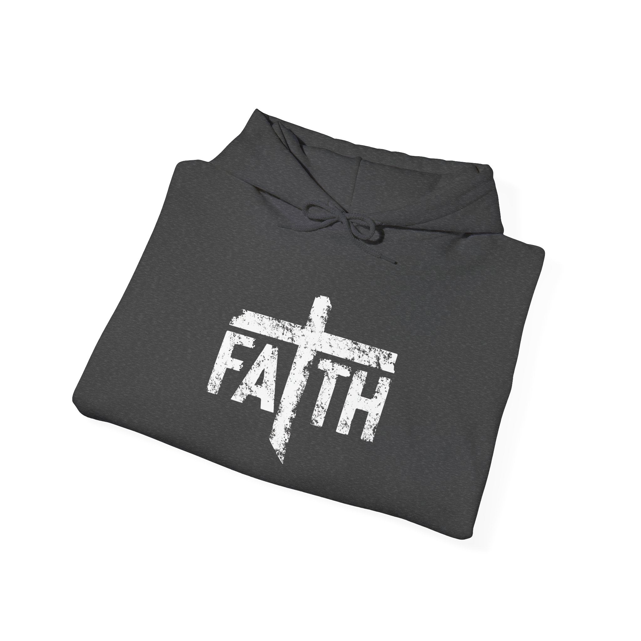 Faith Hoodie, Inspirational Sweatshirt for Men and Women, Cozy Pullover for Church, Gifts for Believers, Religious Apparel
