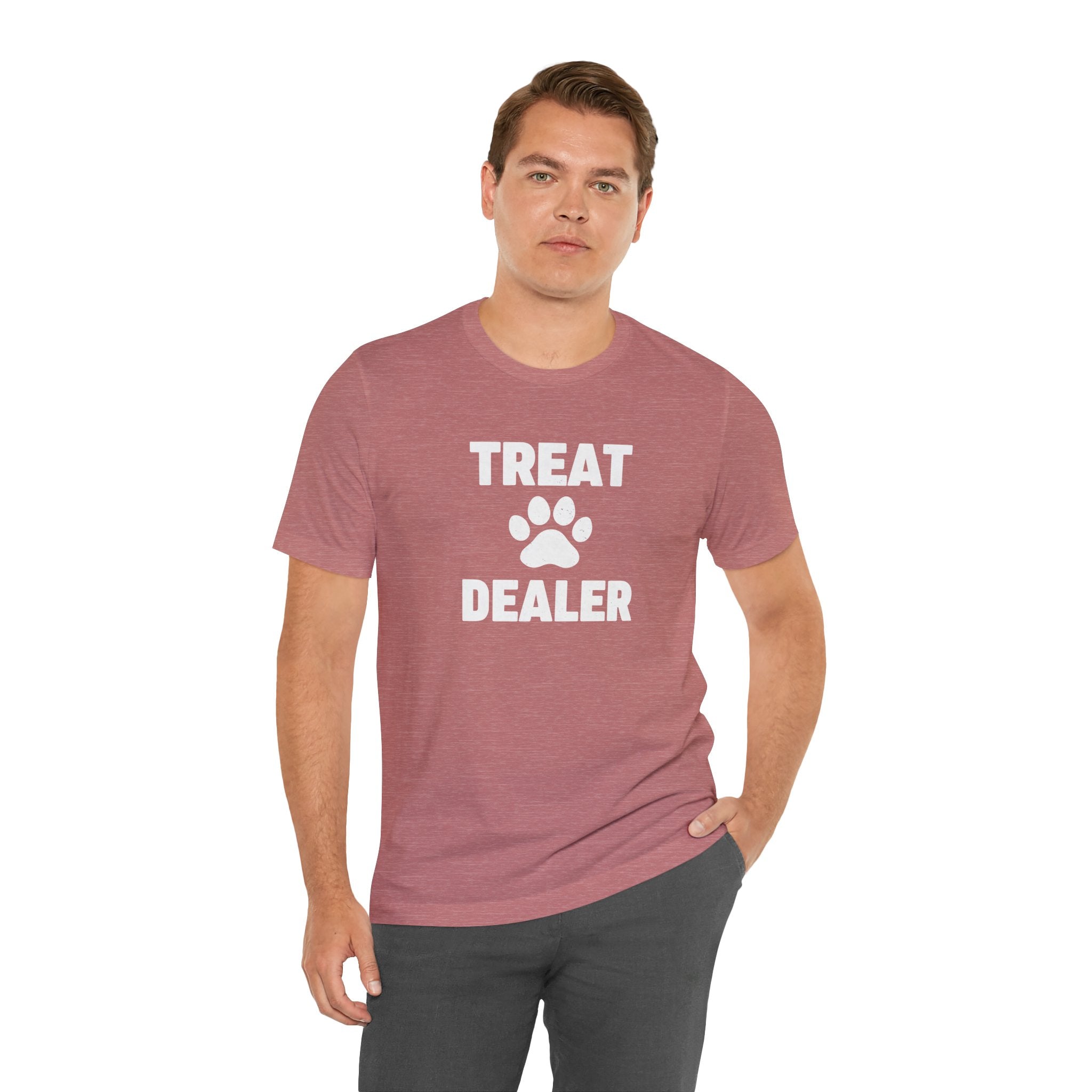 Treat Dealer T-Shirt — Funny Paw Print Tee for Dog Lovers