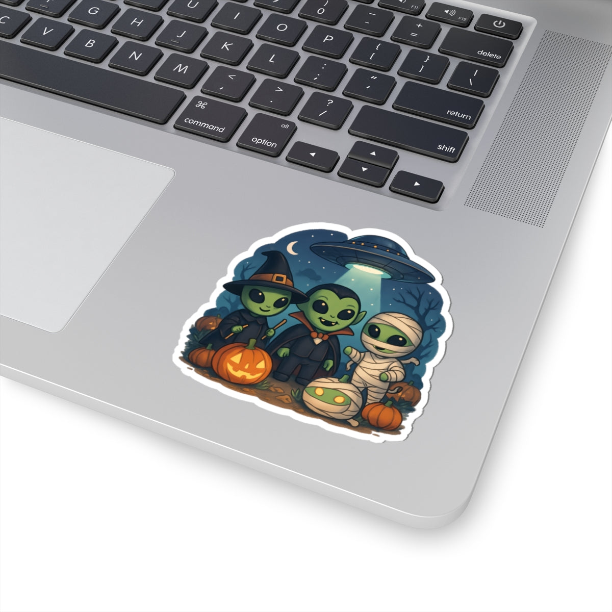 Whimsical Halloween Stickers - Cute Aliens, Pumpkin Decor, Spooky Decor, Fun Party Favors, Planner Accessories