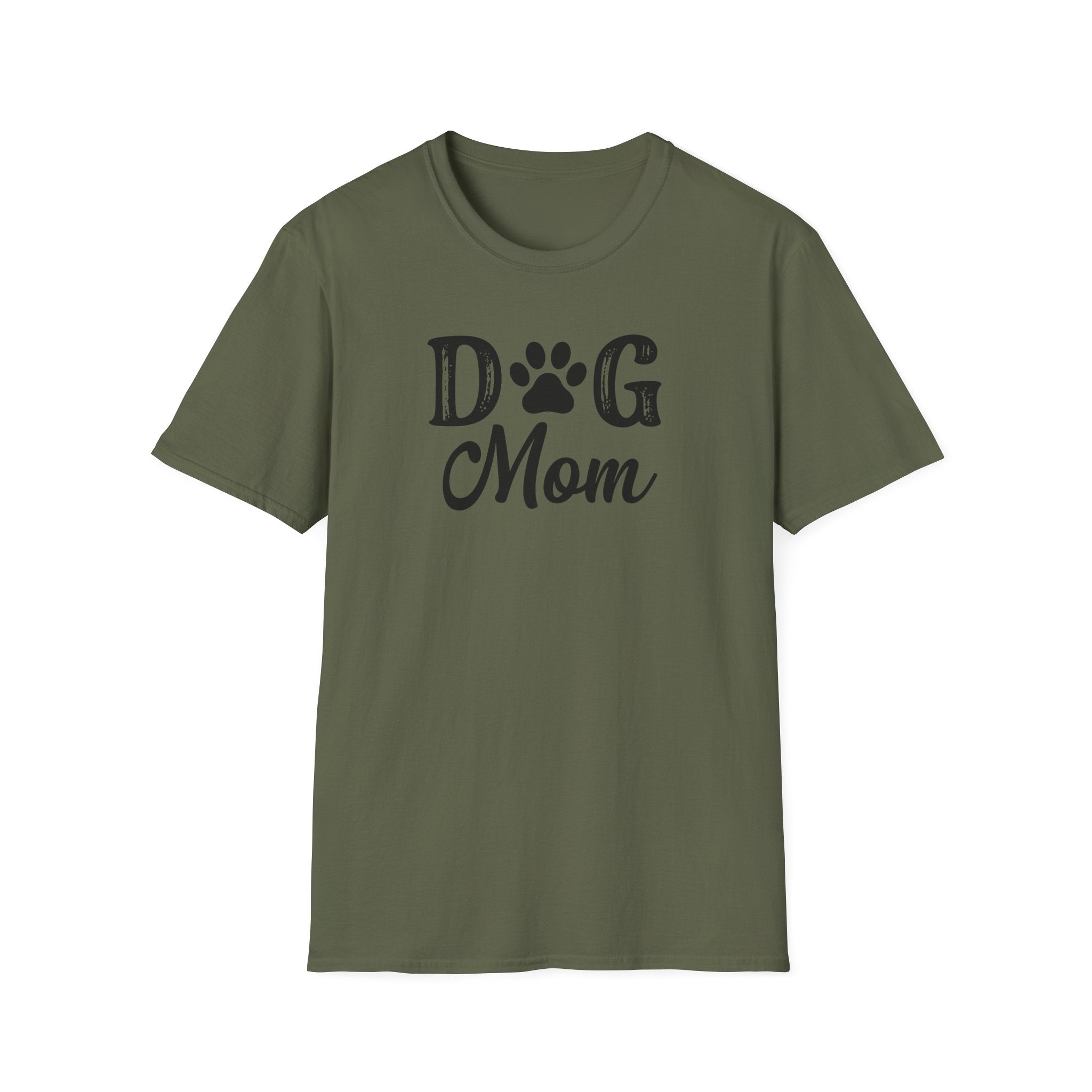 Dog Mom Unisex Softstyle T-Shirt - Comfy Pet Lover Tee